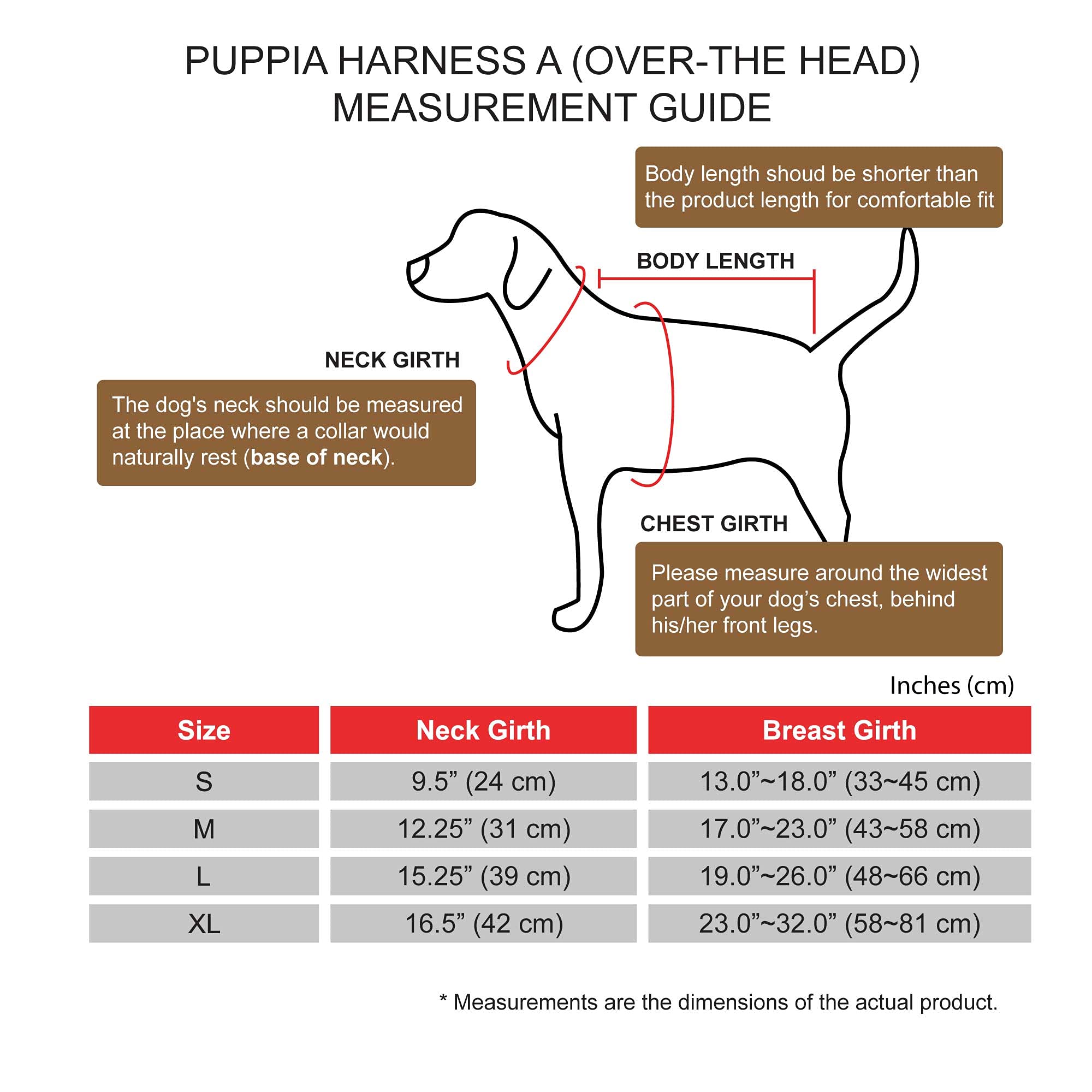 Puppia Seaman Harness A - Red - M