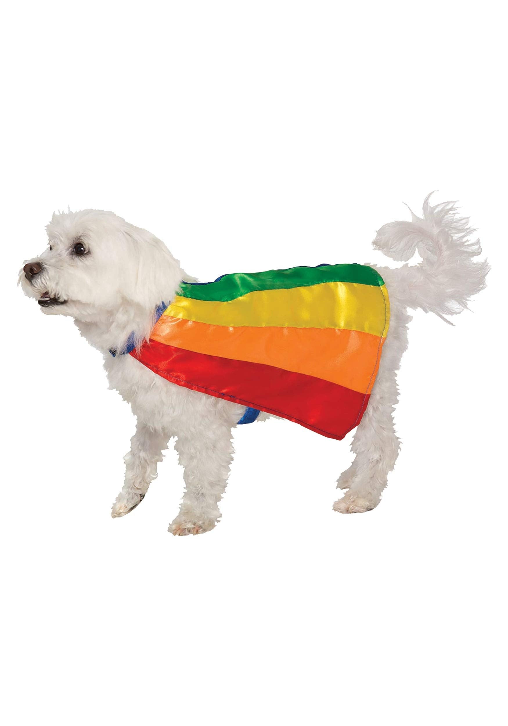 Forum Novelties 78015 Rainbow Pet Cape, Multi-Color, Standard, One Size