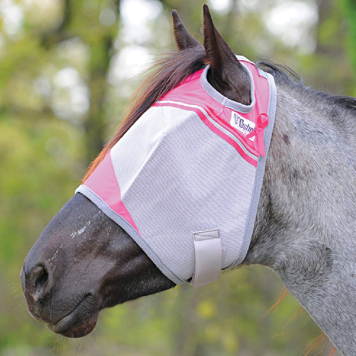Cashel Crusader Fly Mask, Standard (Pink, Horse)