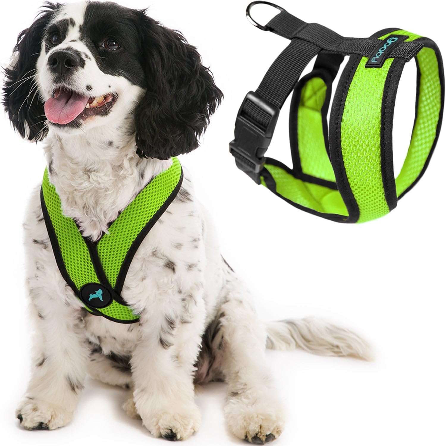 Comfort X Dog Harness By Gooby - Green