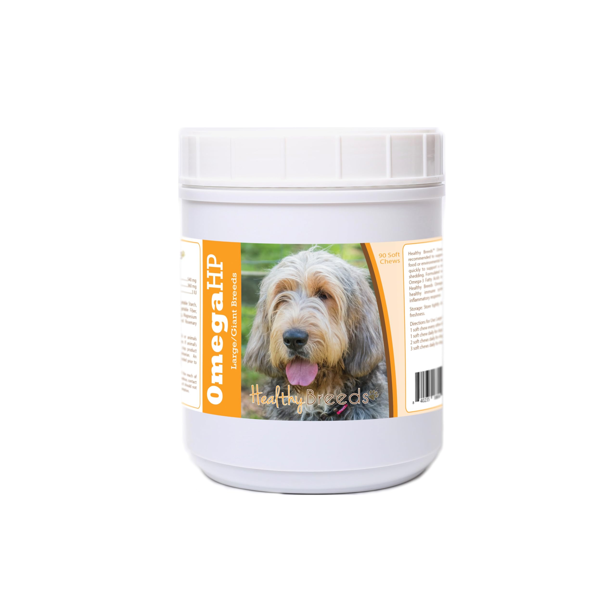 Healthy Breeds Otterhound Omega HP Fatty Acid Skin and Coat Support Soft Chews 90 Count