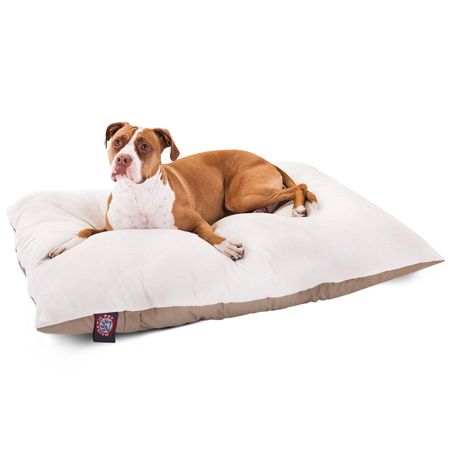 Majestic Pet Rectangle Large Dog Bed Washable - Removable Slipcover Pet Bed - Dog Crate Bed Super Value Pillow Dog Bed - Dog Ken