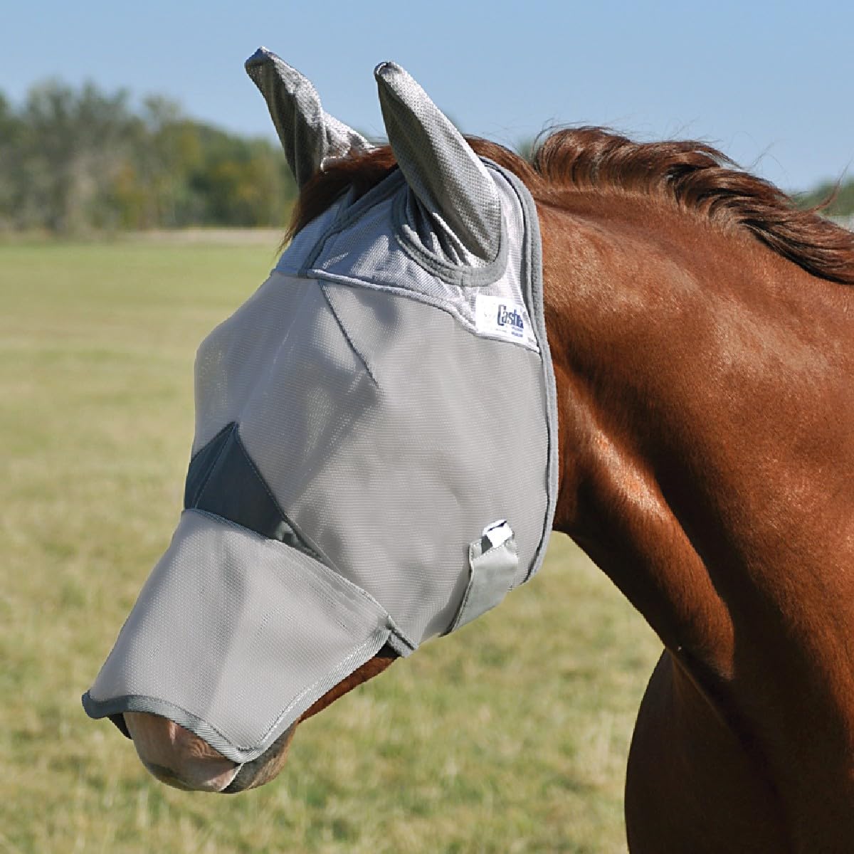 Cashel Crusader Fly Mask, Long Nose and Standard Ears (Yearling)