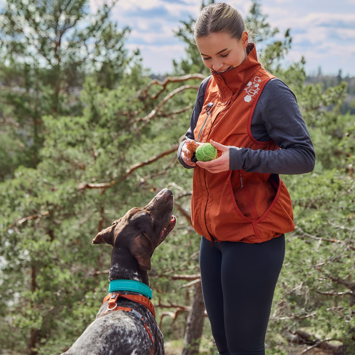 Hurtta ECO Training Vest for People, Blackberry, M