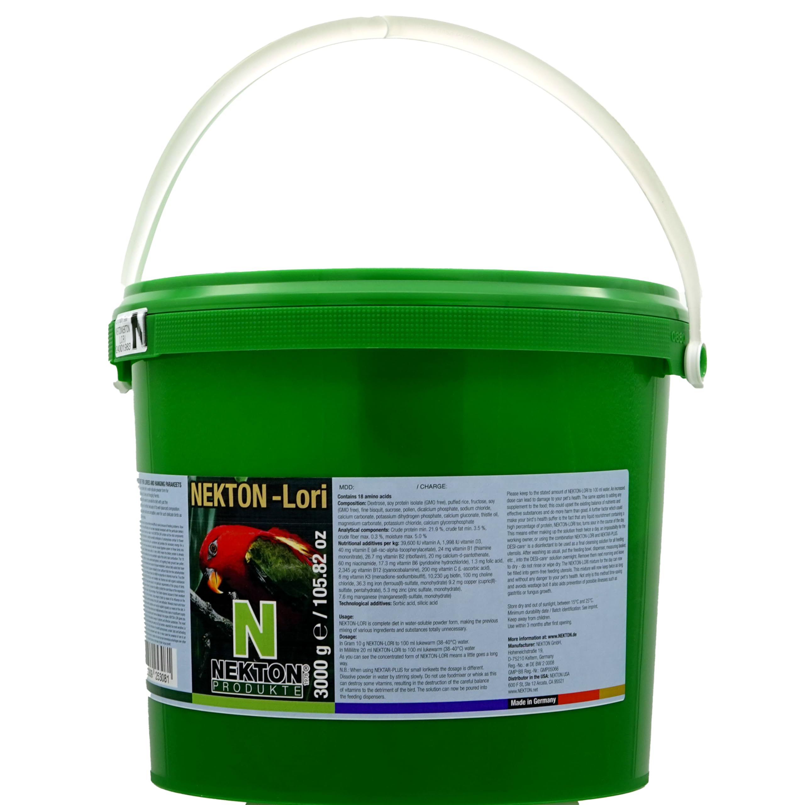Nekton Lori Complete Lory Bird Diet, 3000gm