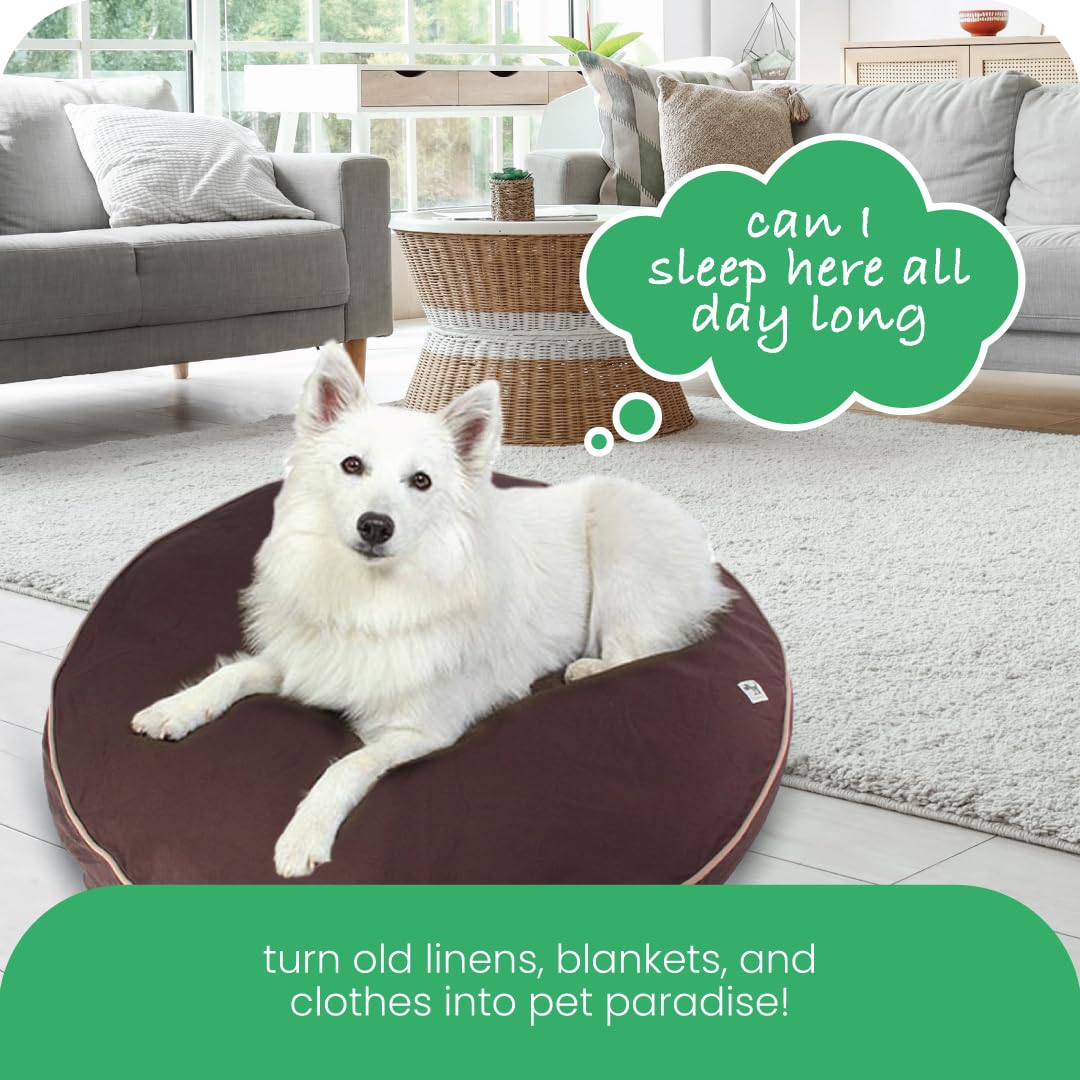 molly mutt Dog Bed Cover - Landslide Print - Measures 42    x 5 - 100% Cotton - Durable - Breathable - Sustainable - Machine Was