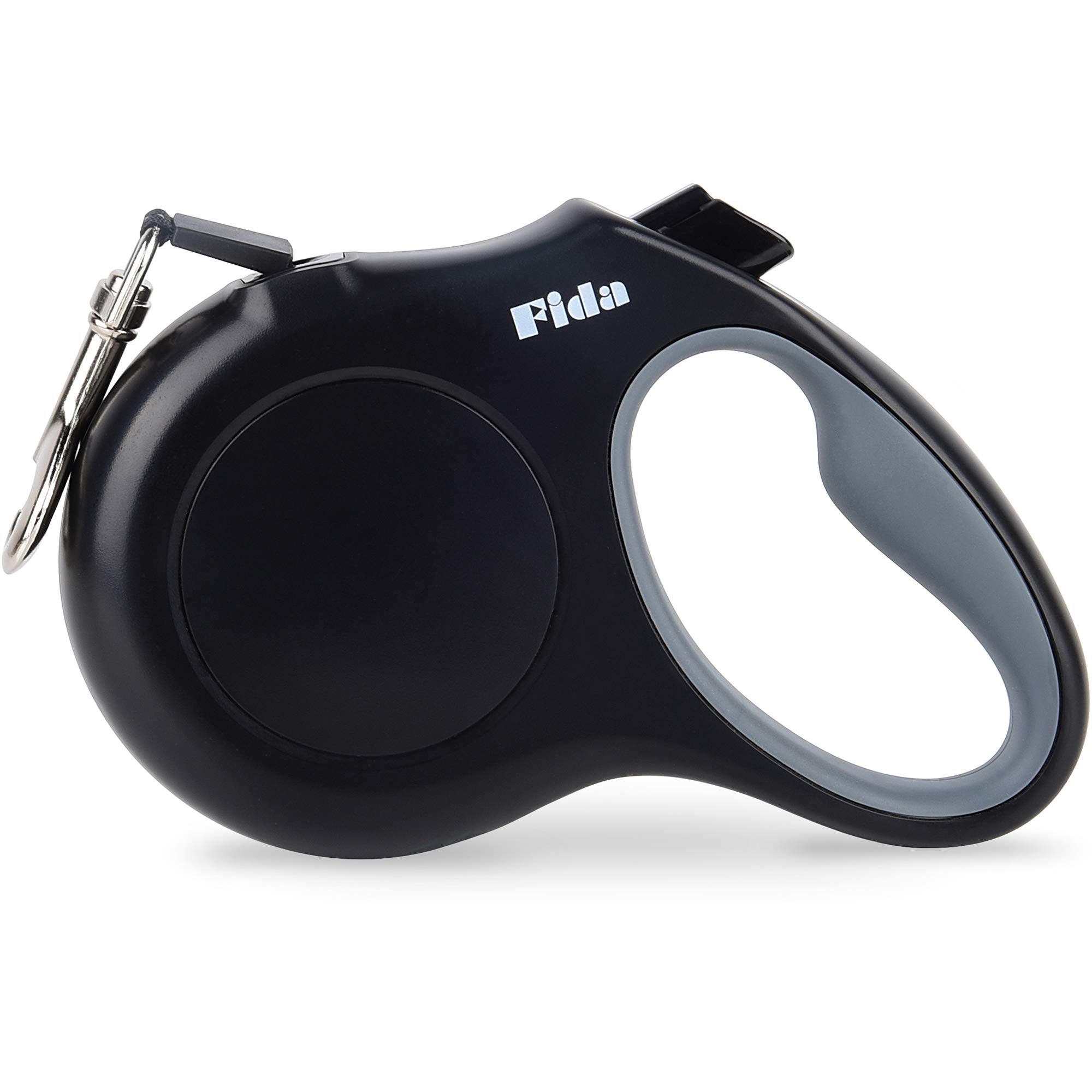 Fida Retractable Dog Leash, 16 Ft Dog Walking Leash For Small Dogs Up To 26 Lbs, 360° Tangle Free, Black