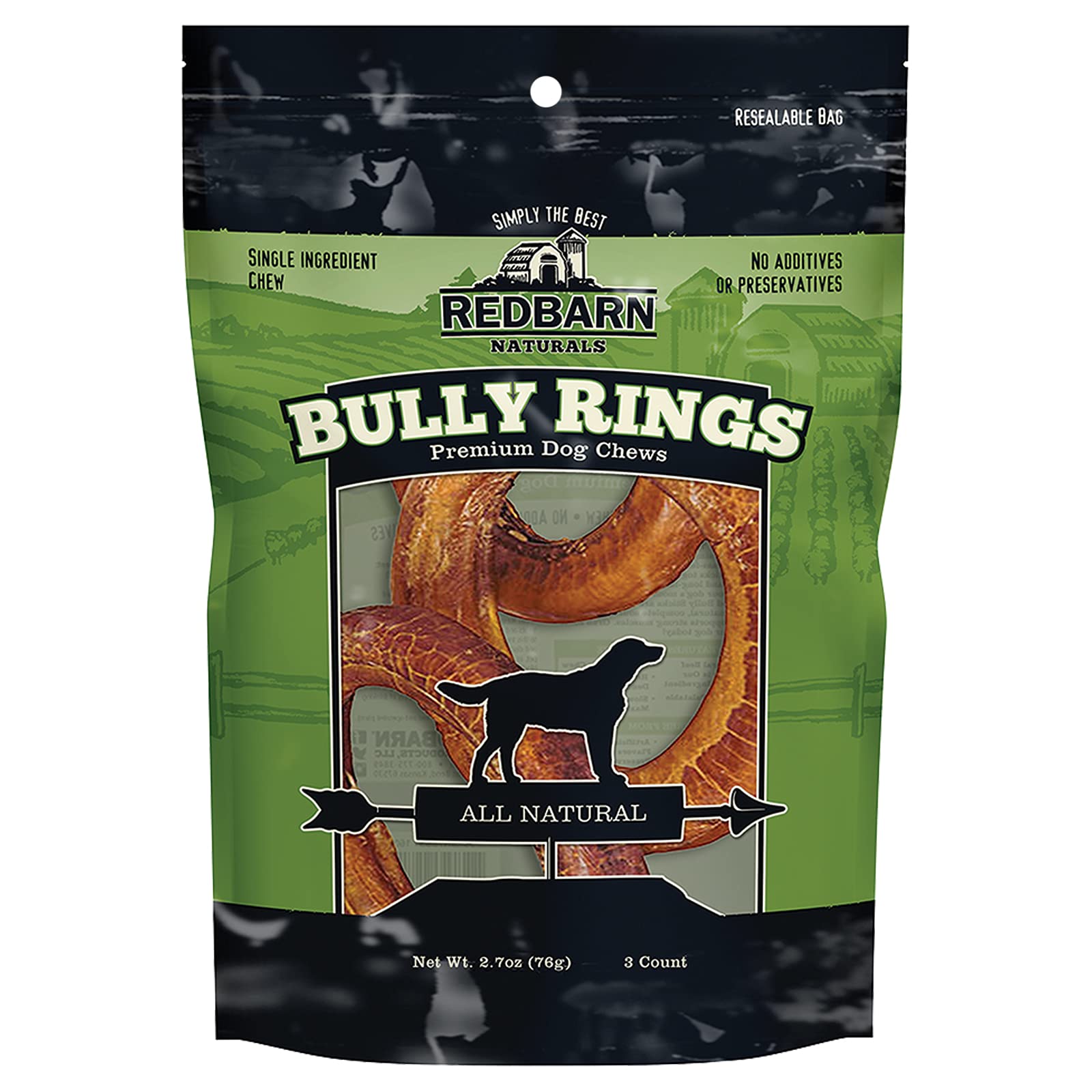 Redbarn Pet Products Bully Rings, 3-Pack, Case of 8