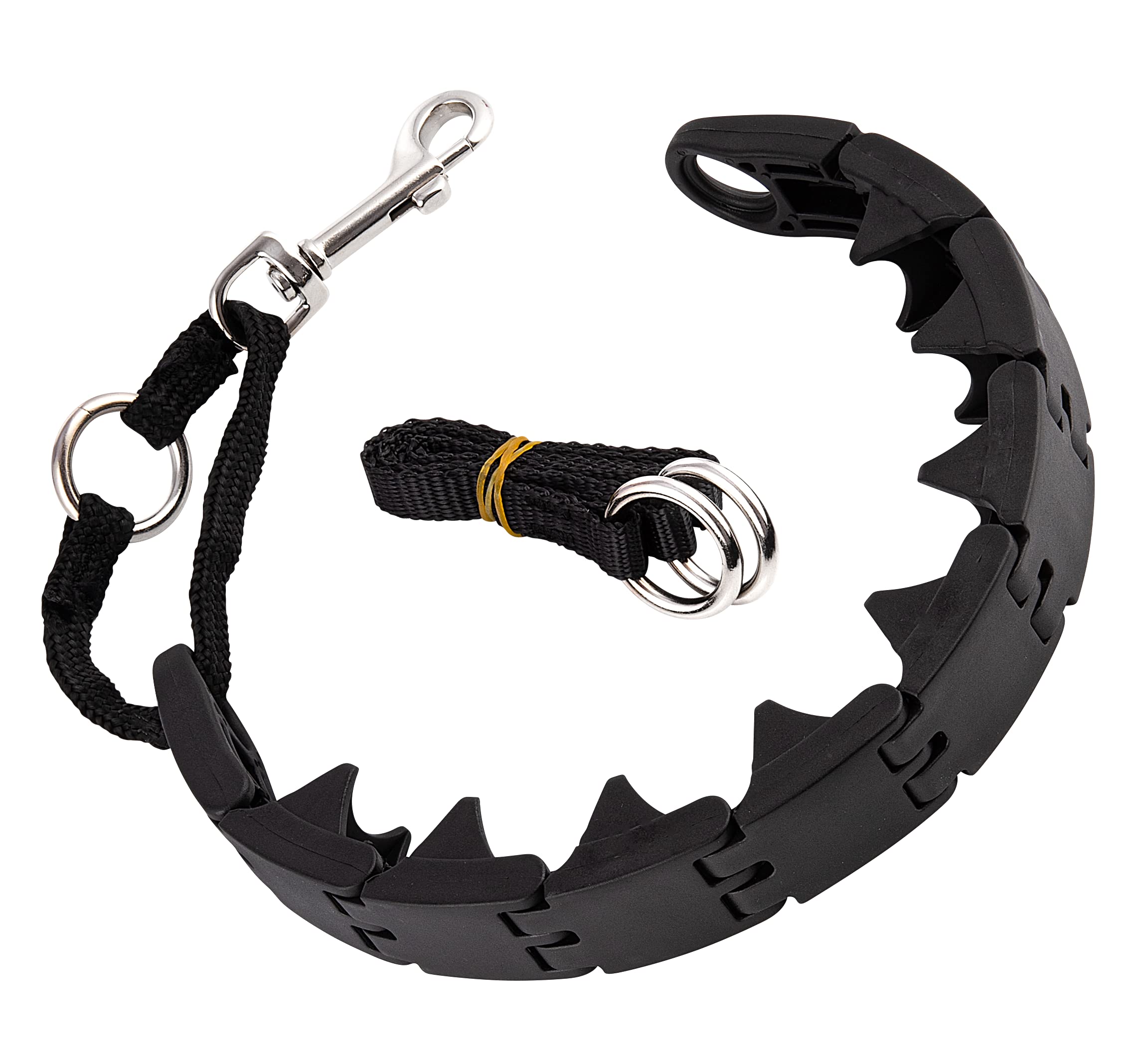 Ram-Pro Dog Training Pinch Collar Large Triple Crown Gentle Effective/No Barking Control For All Breeds