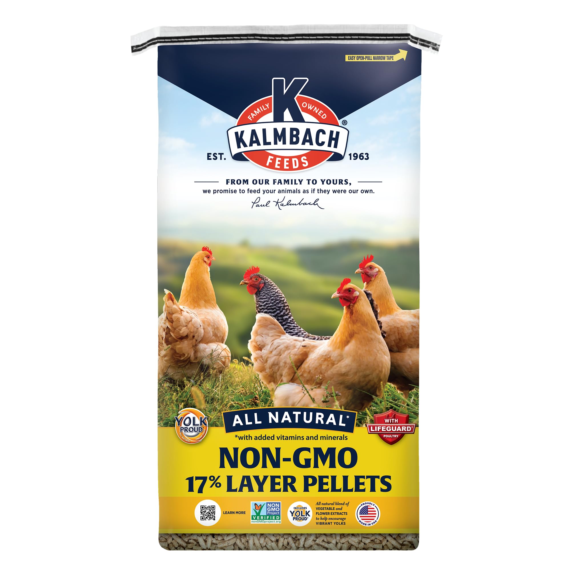 Kalmbach Feeds 1 Piece Layer Pellets, 50 Lb