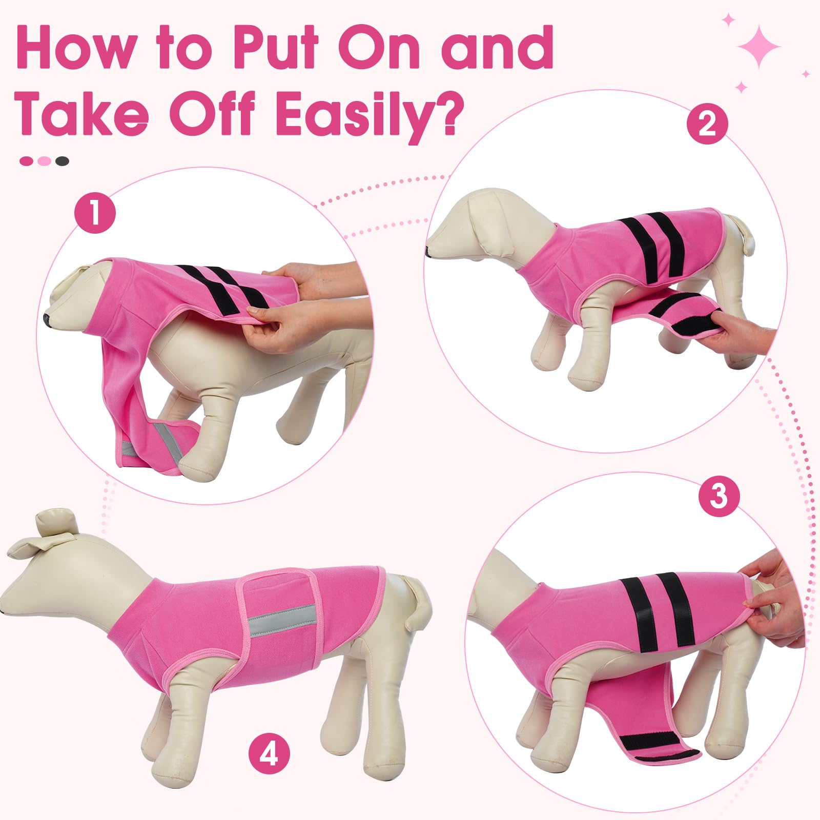 Nanaki Fleece Dog Vest - Cold Weather Puppy Jacket, Soft Plush Sweater, Adjustable Pullover Dog Coat For Winter & Fall