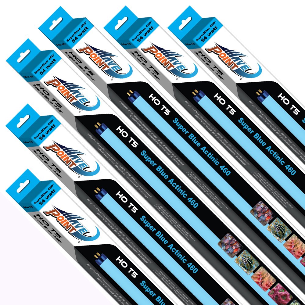 Wave Point 6-Pack Super Blue 460 54-Watt Universal Aquarium Lamp