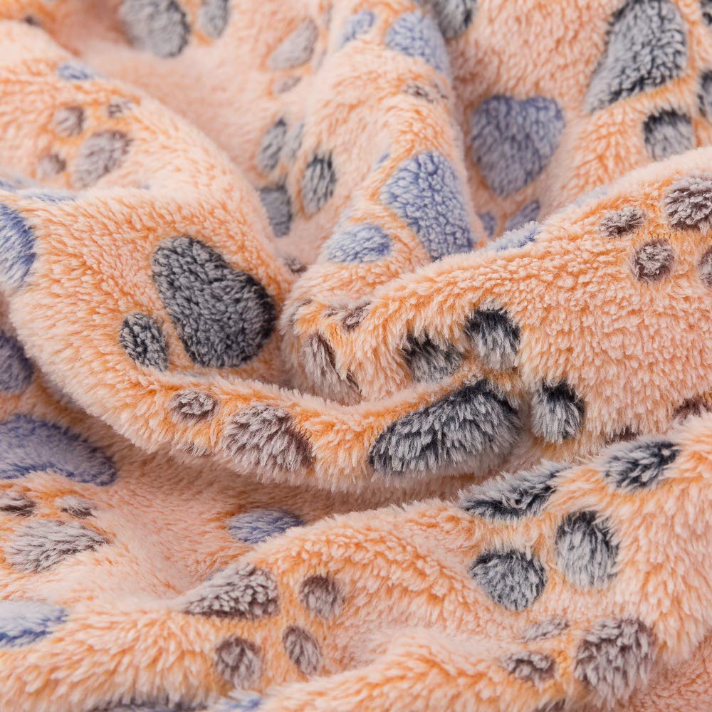 Allisandro Luxurious Dog Blanket, 350 Gsm Super Fuzzy Microplush Fleece Pet Blankets For Small Medium Large Dogs And Cats, Brown