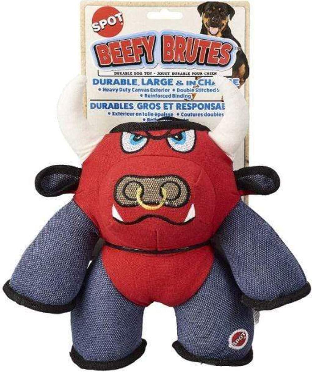 SPOT Beefy BRUTES Durable Dog Toy 10 Assoted Figures