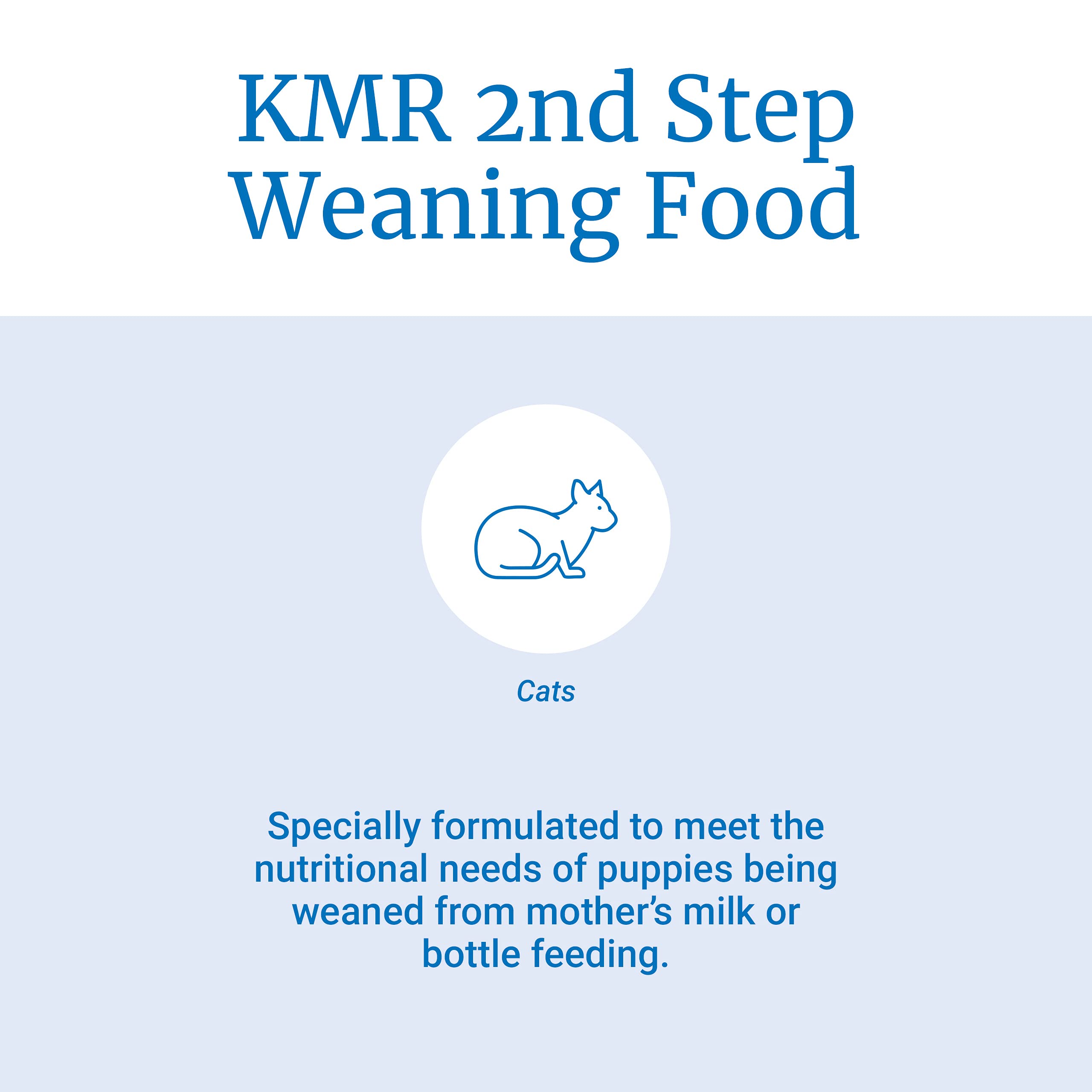 PetAg KMR 2nd Step Kitten Weaning Food - 14 oz - Powdered Kitten Weaning Formula with DHA, Natural Milk Protein, Vitamins & Mine