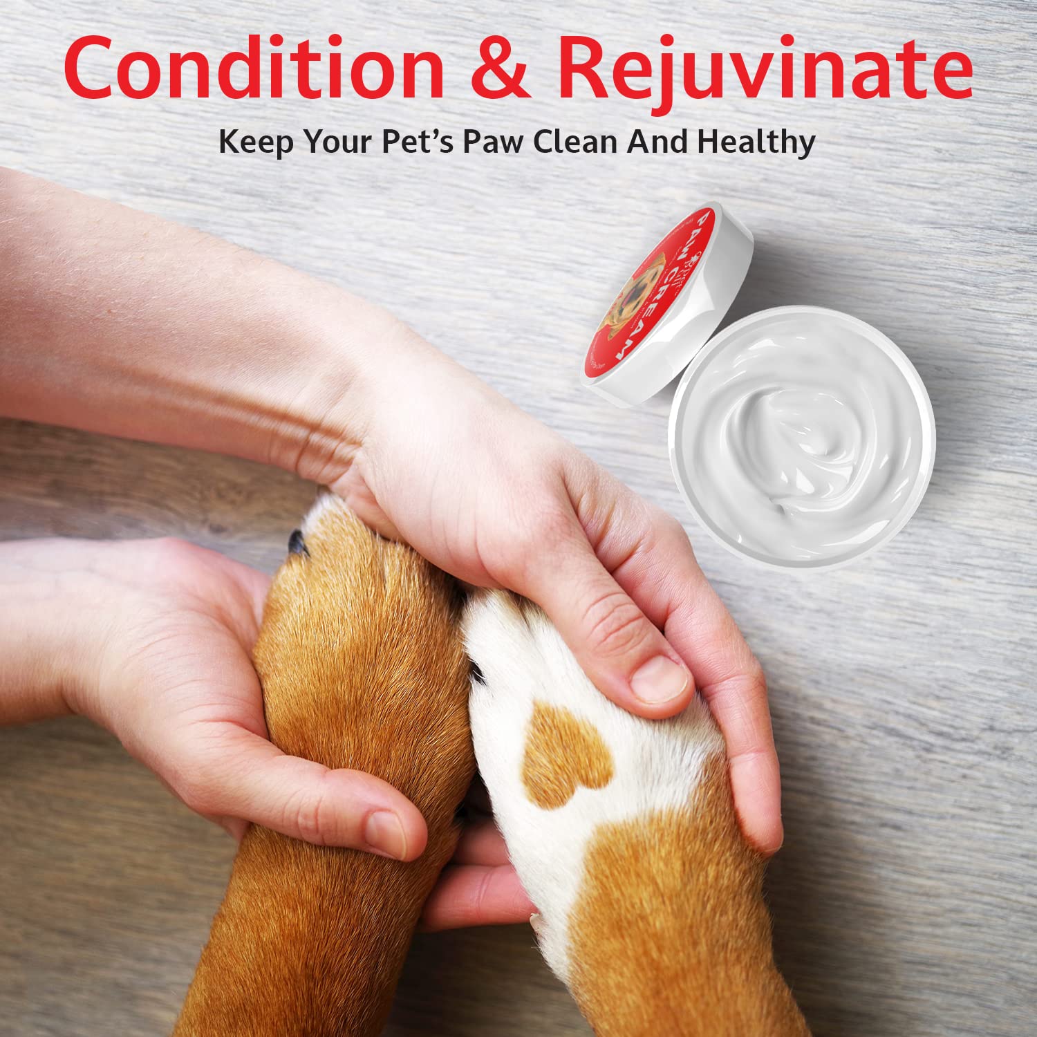 Paw Cream 4 Oz Dog Paw Protector For Heat, Cold & Rough Surfaces - Paw Moisturizer Balm With Natural Waxes & Oils - Puppy Invisible Boot Soothes, Moisturizes, Protects