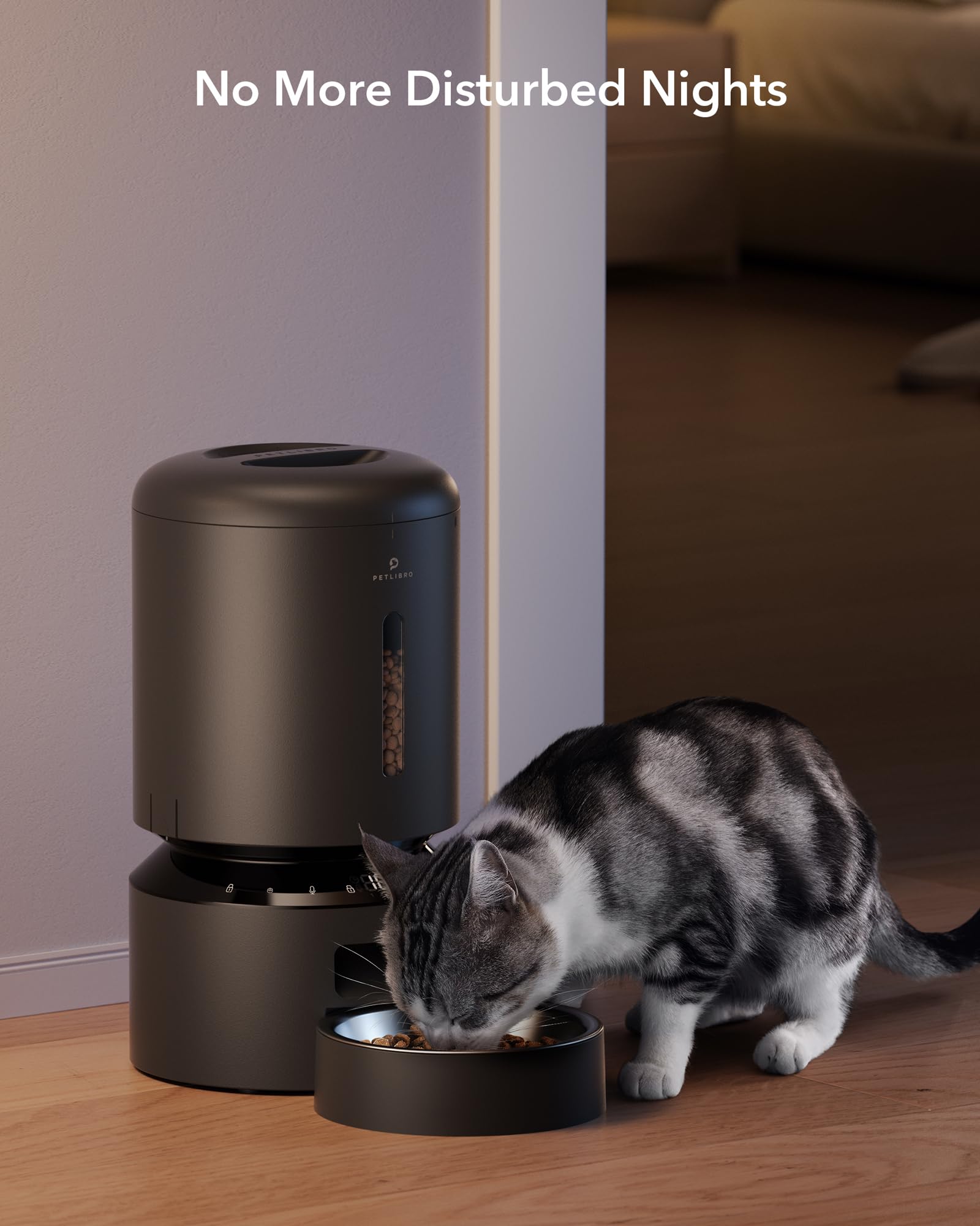 PETLIBRO Automatic Cat Feeder, Automatic Dog Feeder with Freshness Preservation, 5L Timed Cat Feeders for Dry Food, Up to 6 Meal
