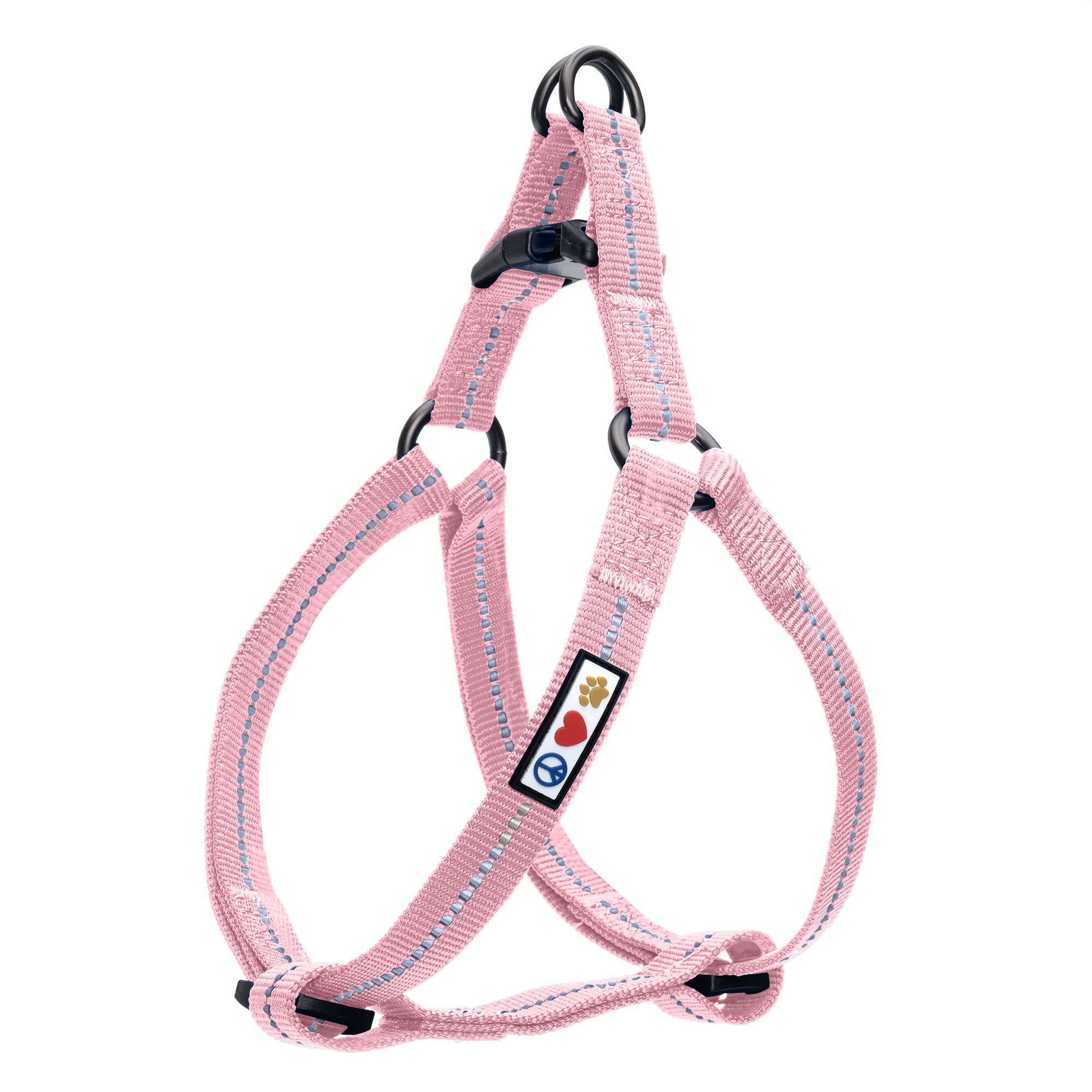 Pawtitas Recycled Dog Harness With Reflective Stitched A Puppy Harness Made From Plastic Bottles Collected From Oceans Large Pin