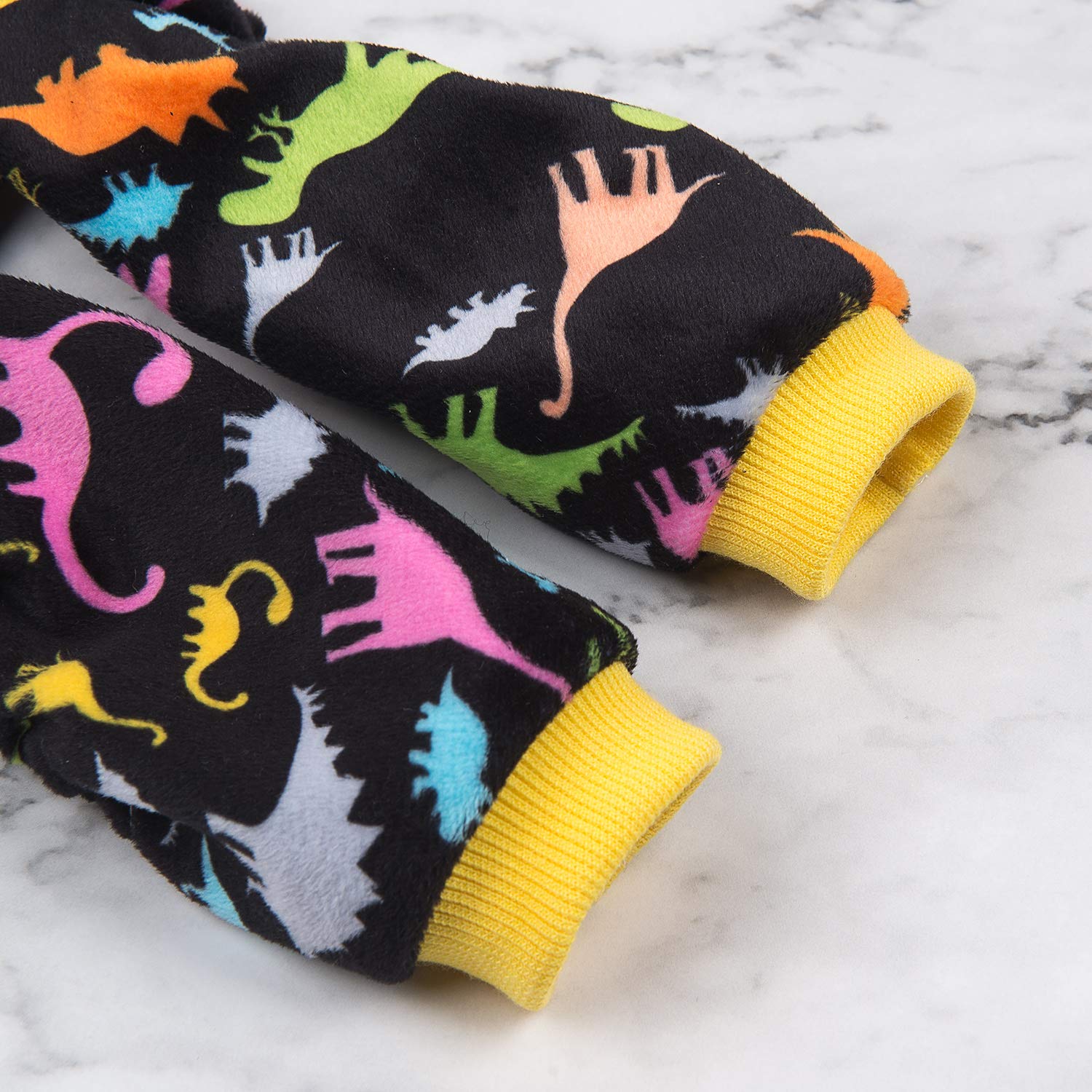 Cutebone Dog Pajamas Dinosaur Dog Apparel Dog Jumpsuit Pet Clothes Pjs P26M