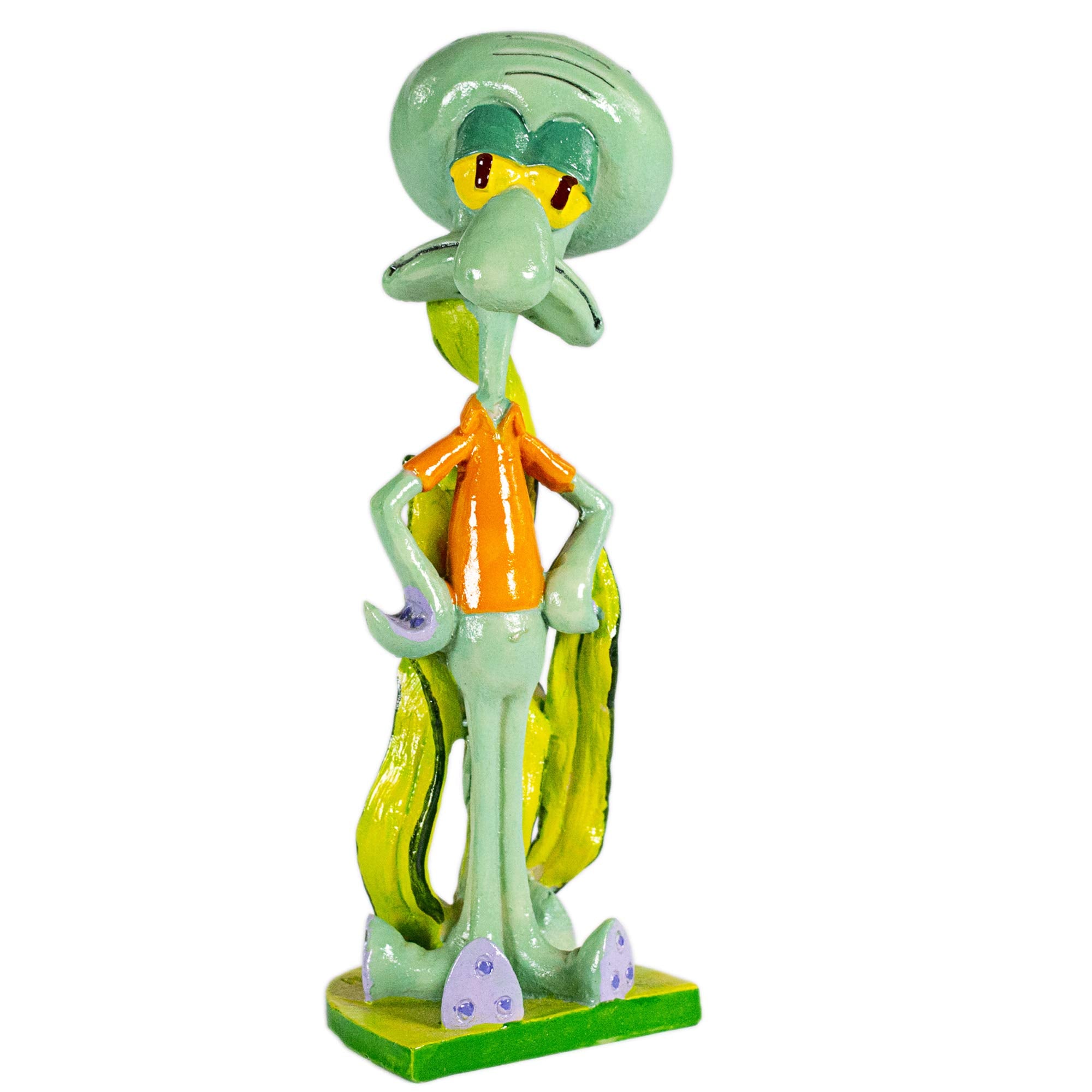 Penn-Plax Officially Licensed Spongebob Squidward Aquarium Resin D  cor Ornament - Bring a Little Bikini Bottom and Spongebob to