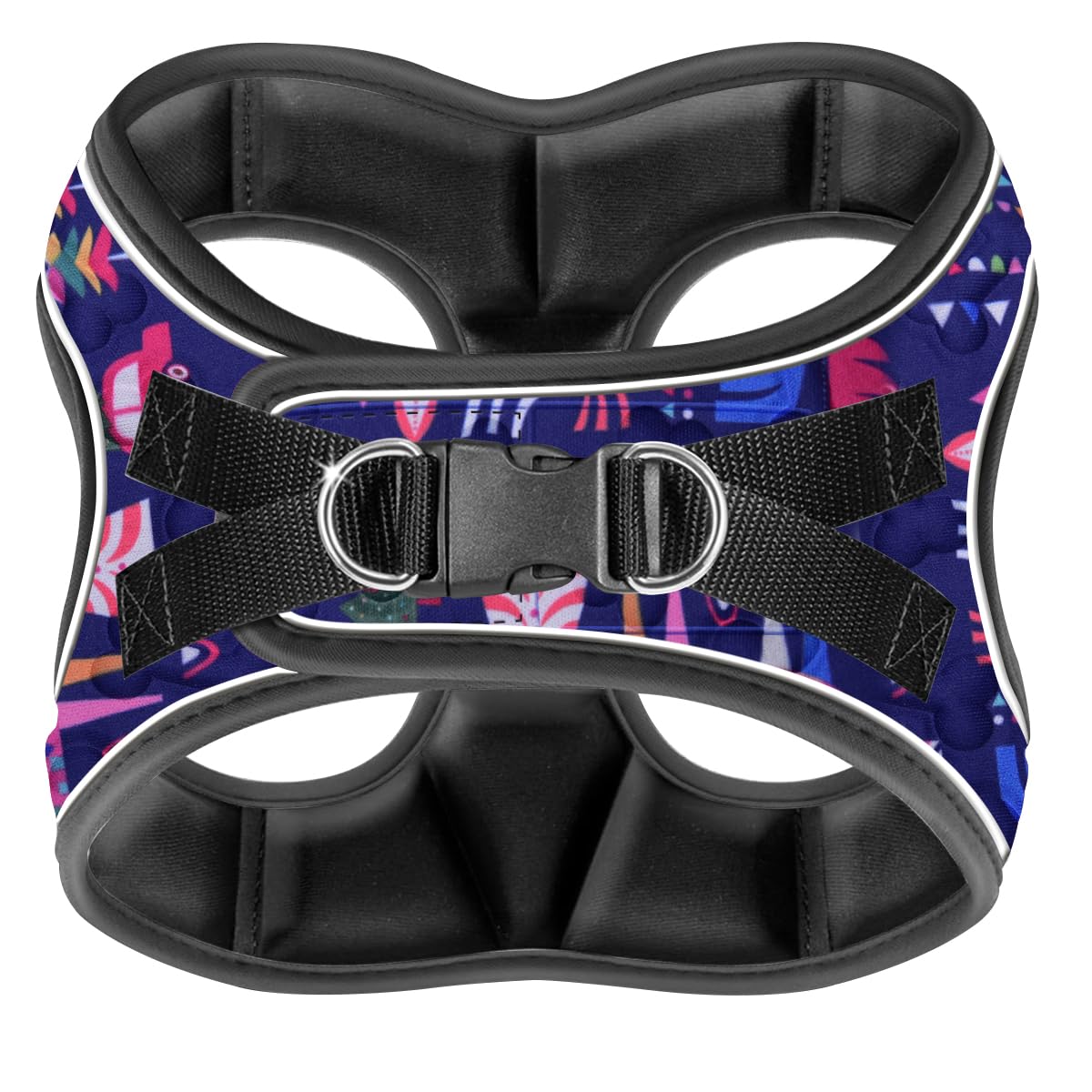 Comfort Fit Step-In Christmas Dog & Puppy Harness - Comfortable All Weather Dog Vest Harness: Adjustable, Soft Padded, Easy To P