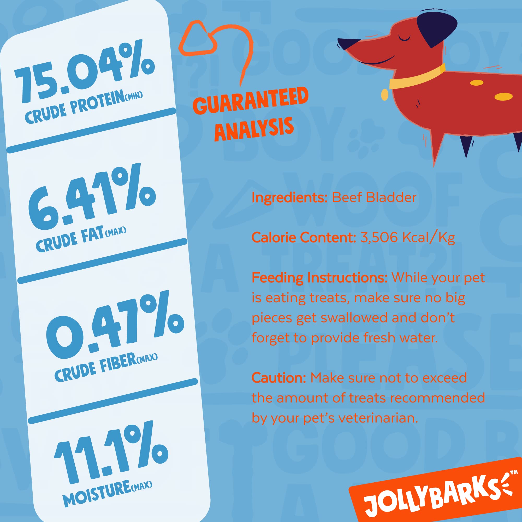 Jolly Barks Junior Bully Sticks for Small Dogs | All Natural, Single Ingredient Bully Sticks for Puppies to Medium Dogs (12 Inch