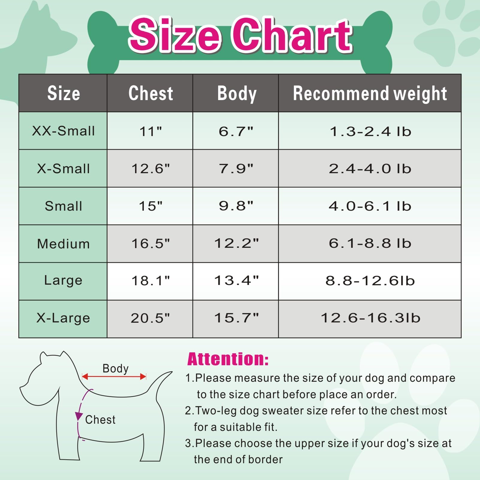 Chborless Pet Dog Classic Knitwear Sweater Warm Winter Puppy Pet Coat Soft Sweater Clothing For Small Dogs (M, Pink)