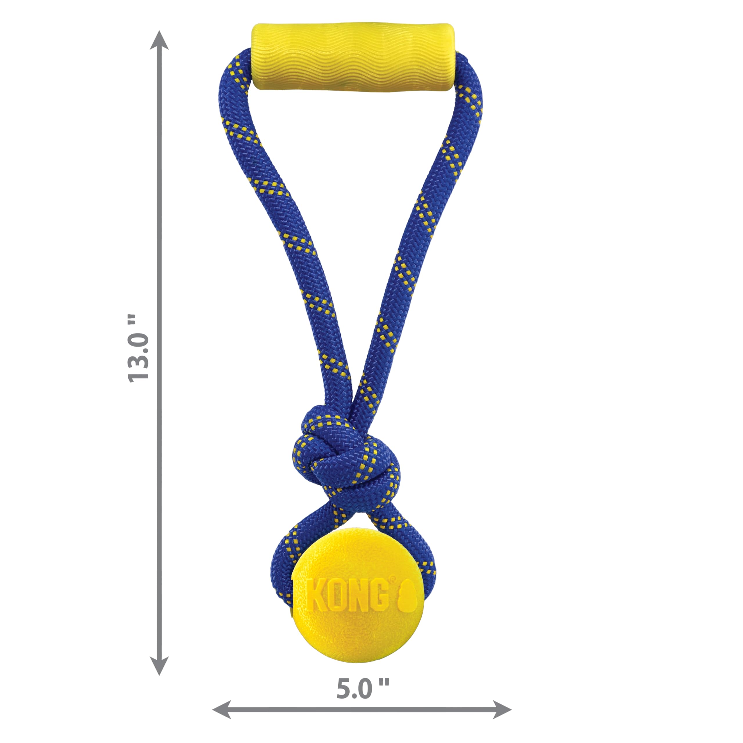 Kong Jaxx Brights Tug W/Ball Assorted Md