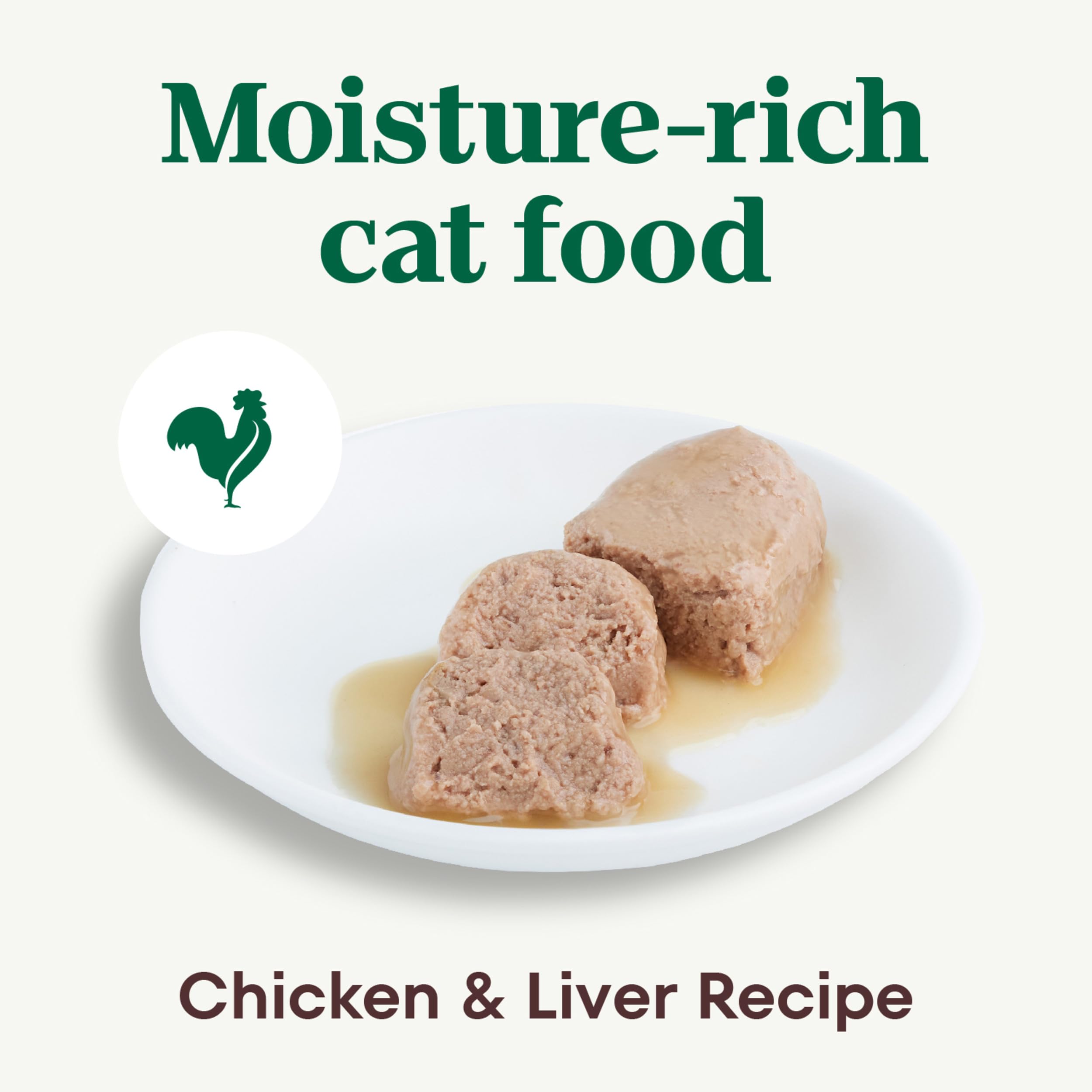 Nutro Perfect Portions Wet Cat Food Pate Chicken & Liver Recipe, 2.64 oz. Twin-Pack Trays (24 Count, Pack of 1)