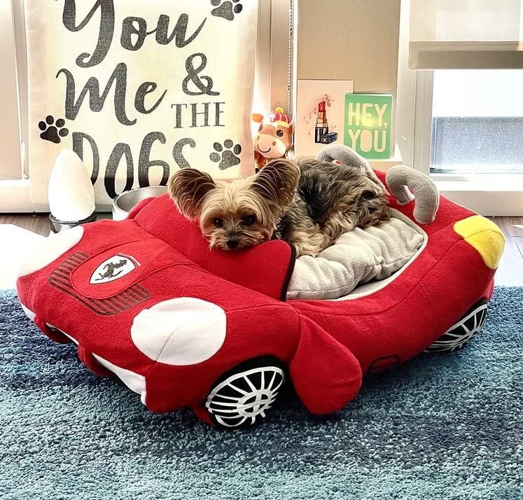 Badass Sharks Cool Pet Puppy Pet Dog Cat Bed Car Shape Luxury Dog Cat Bed Pet House Teddy Warm Sofa Puppy Nest Cushion Kitten Winter Fashion Padded Kennel With Mat 70X50Cm