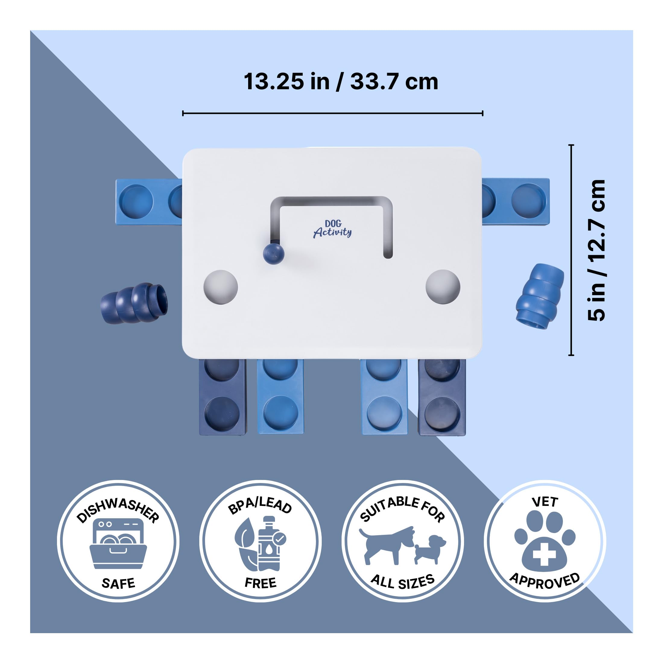 TRIXIE Move-2-Win, Level 3, blue and white (32025)