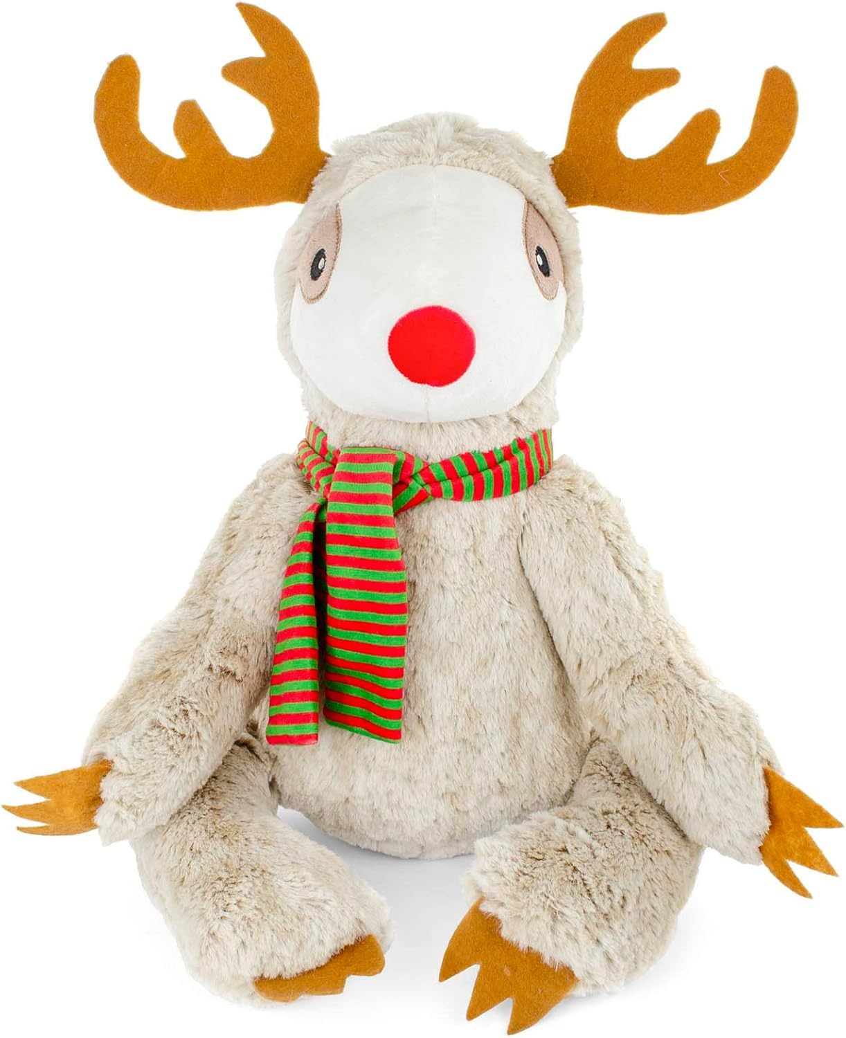 Giftable World 7'' Holiday Sloth With Honker - 2 Pack