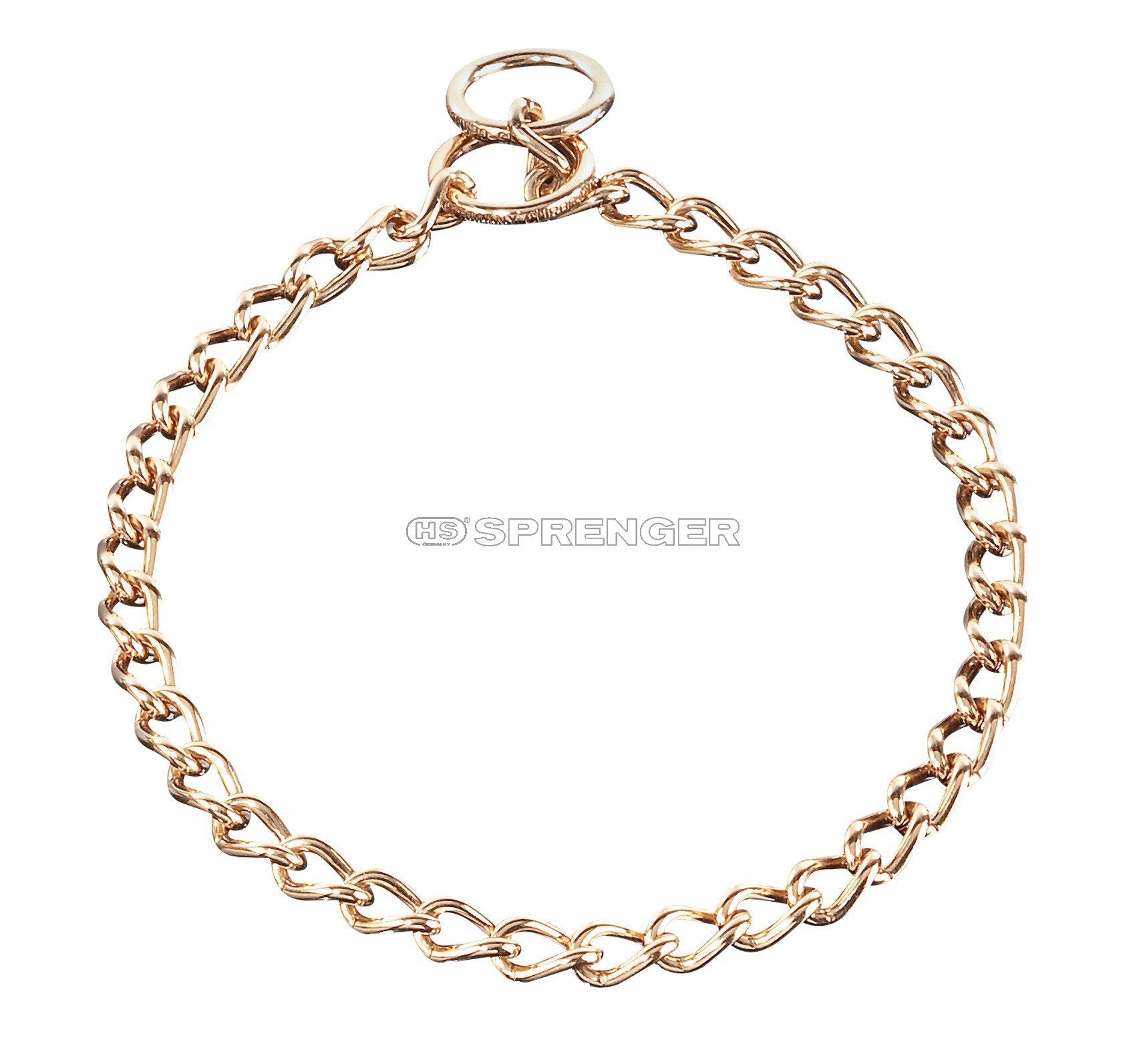 Herm Sprenger Curogan Choke Dog Training Chain Collar Hypoallergenic Nickel Free No-Pull Slip Collar For Small Medium Large Dogs For Easy Control Show Chain Collar Made In Germany 3Mm 22In 55Cm