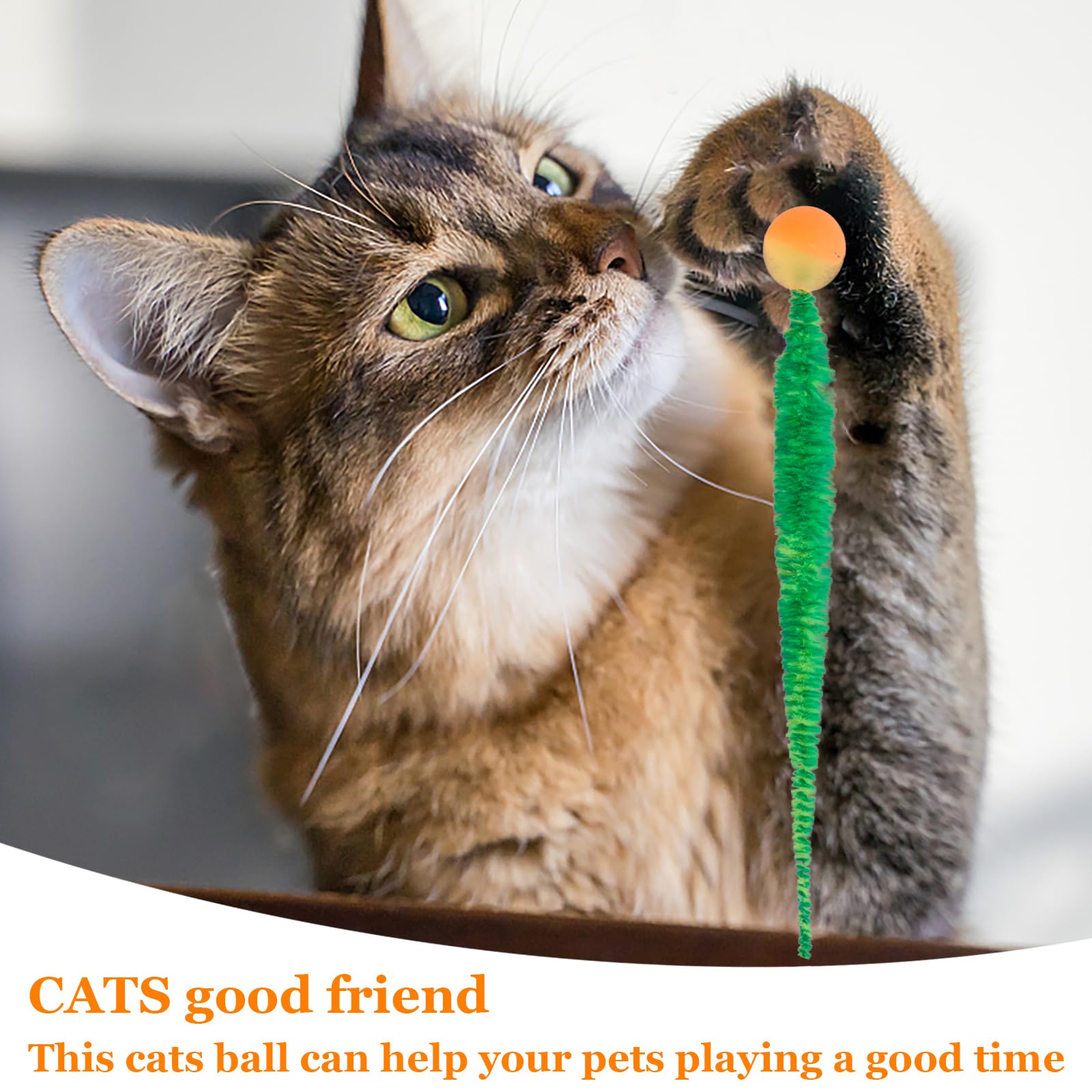 Yishangfa Mixed Bouncy Balls For Cats 5 Pack