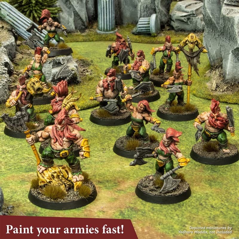 The Army Painter Dark Wood Speedpaint - Acrylic Non-Toxic Heavily Pigmented Water Based Paint For Tabletop Roleplaying, Boardgam