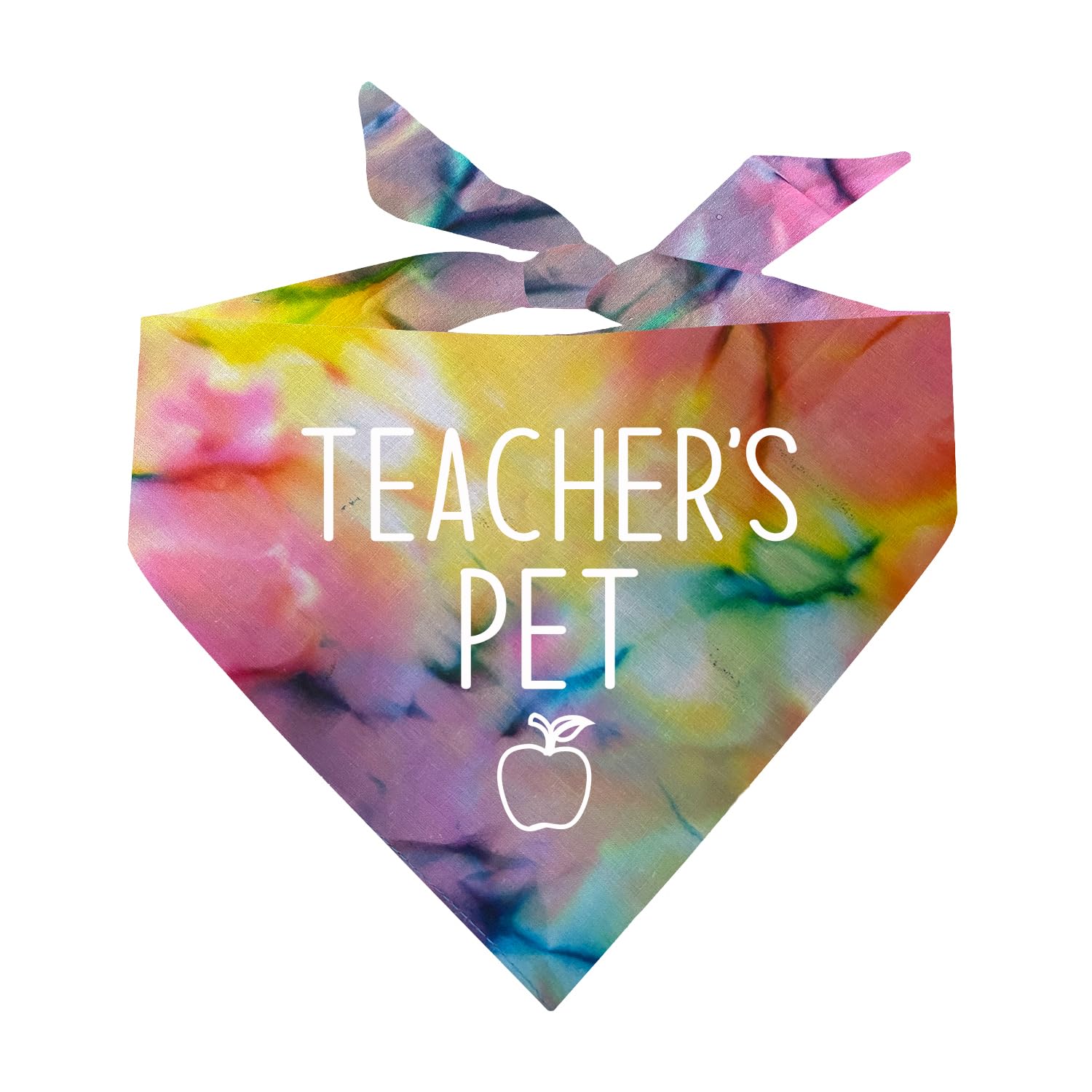 Teacher'S Pet Dog Bandana (Rainbow Scrunch, Os 388)