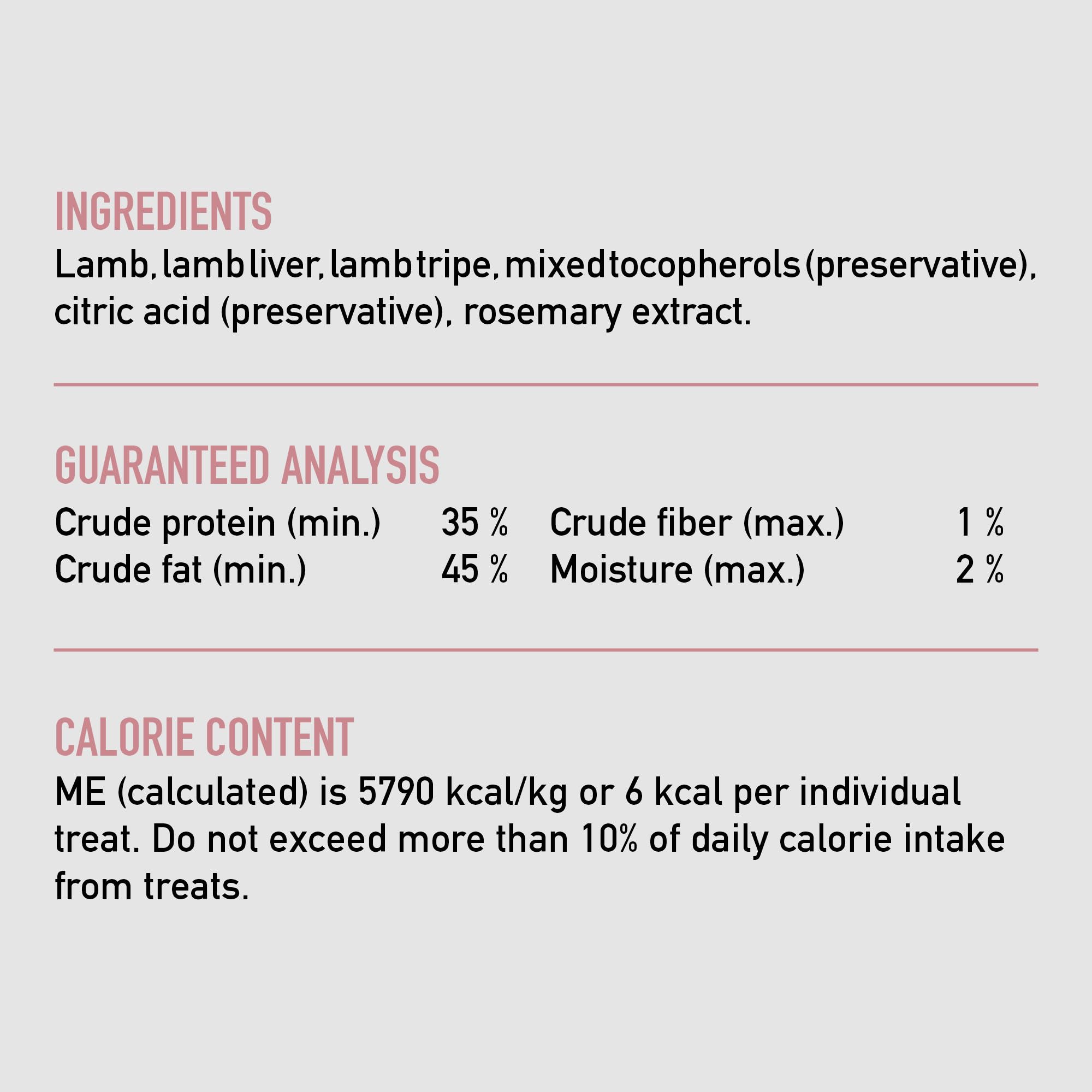 ORIJEN Freeze Dried Lamb Recipe Dog Treats, WholePrey Ingredients, 3.25oz