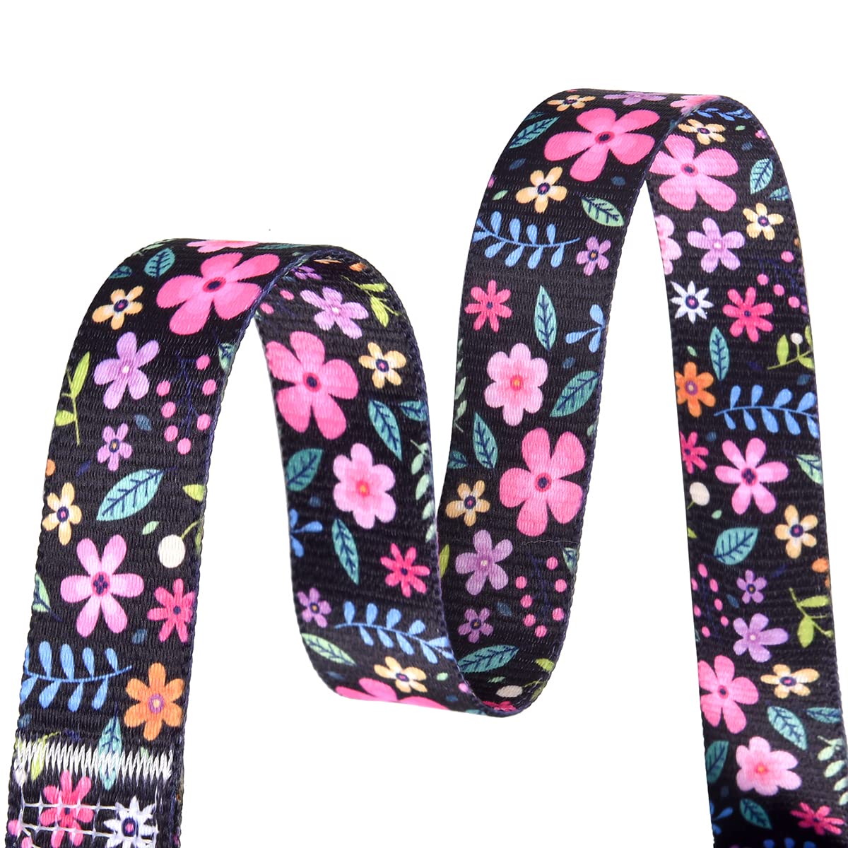 Mihqy Dog Collar With Bohemia Floral Tribal Geometric Patterns - Soft Ethnic Style Collar Adjustable For Small Medium Large Dogs(Floral,L)
