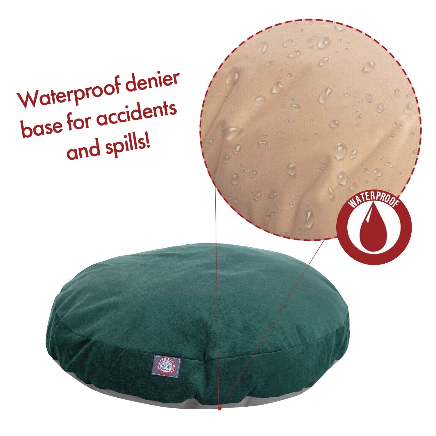 Marine Villa Collection Medium Round Pet Dog Bed