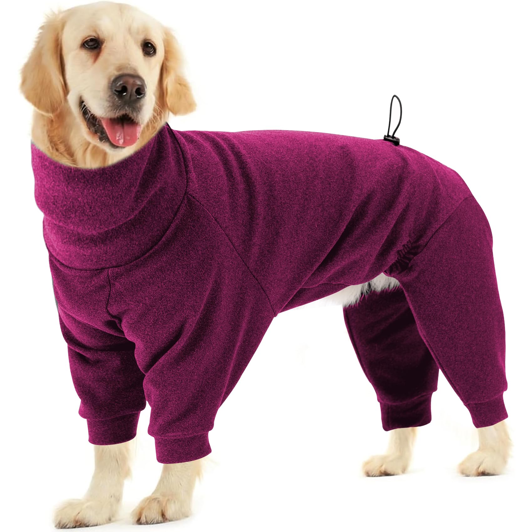 Dotoner Pullover Dog Sweater High Collar with Leash Hole Cold Weather Vest for Dogs Dog Winter Clothes for Indoor and Outdoor Us