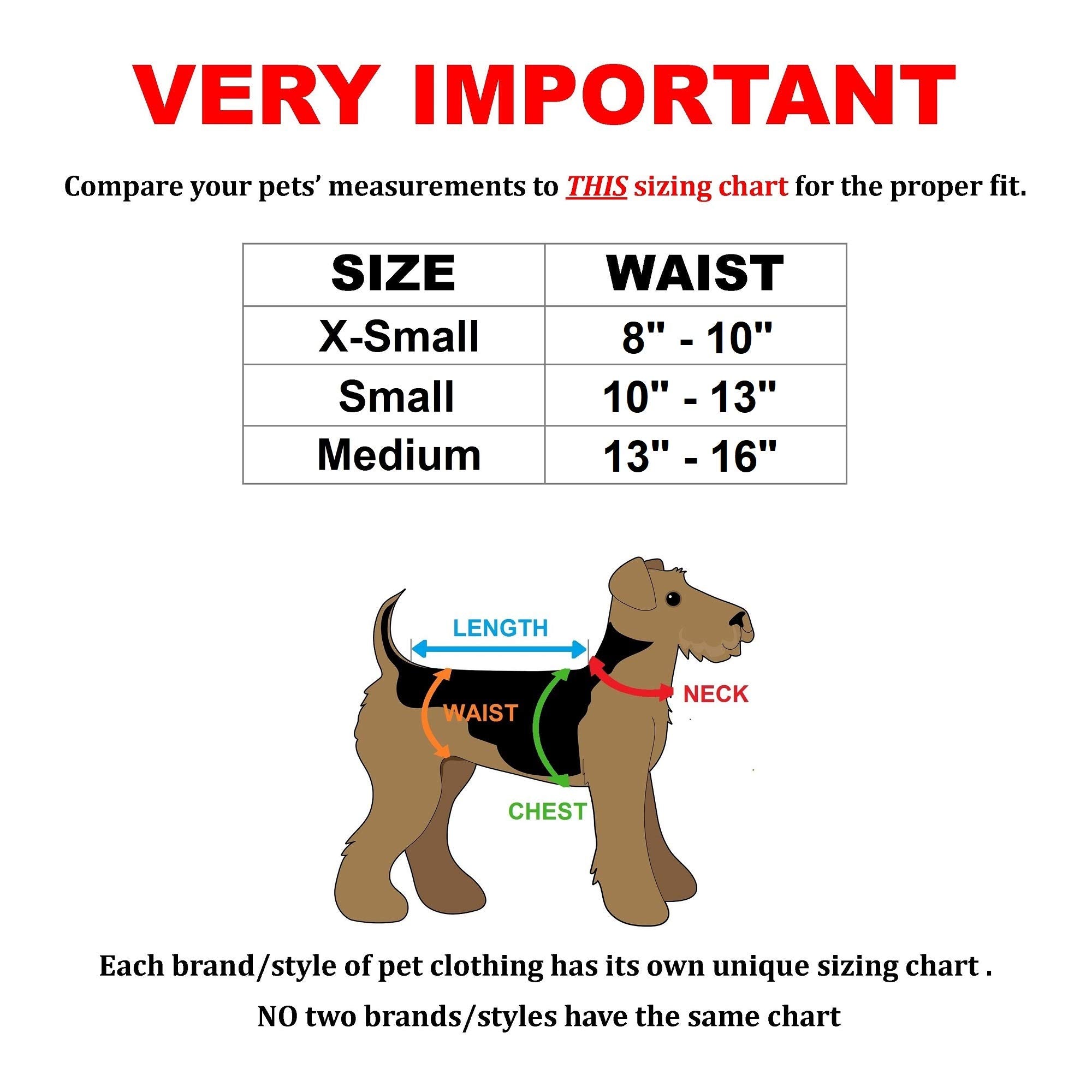 Funnydogclothes Pack Of 4 Dog Female Diapers Sanitary Pants And Skirts Cotton For Small Pet Cat (Pack Of 4 - Skirts & Pants, S: Waist: 10' - 13')