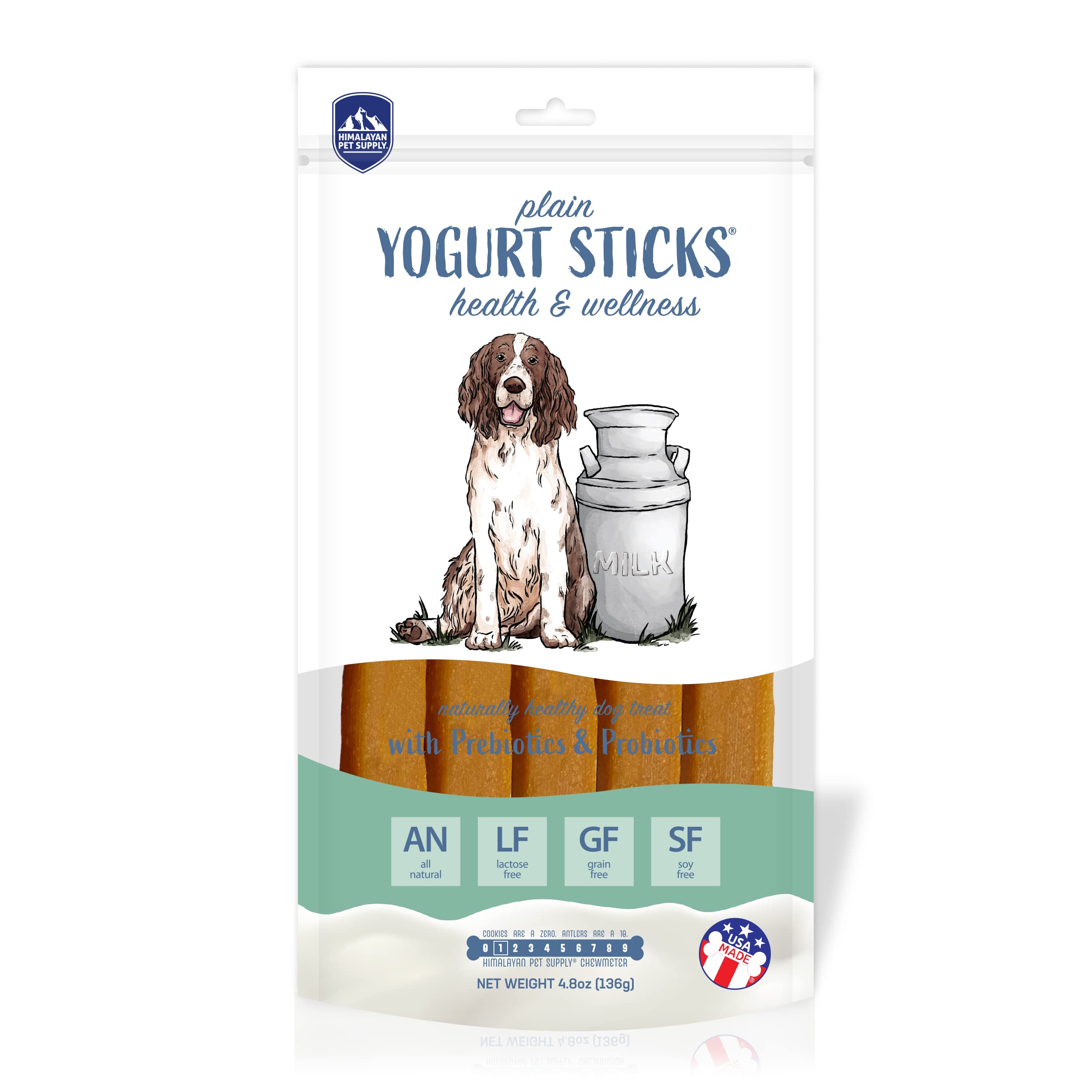 Himalayan Dog Yogurt Sticks Plain 4.8Oz