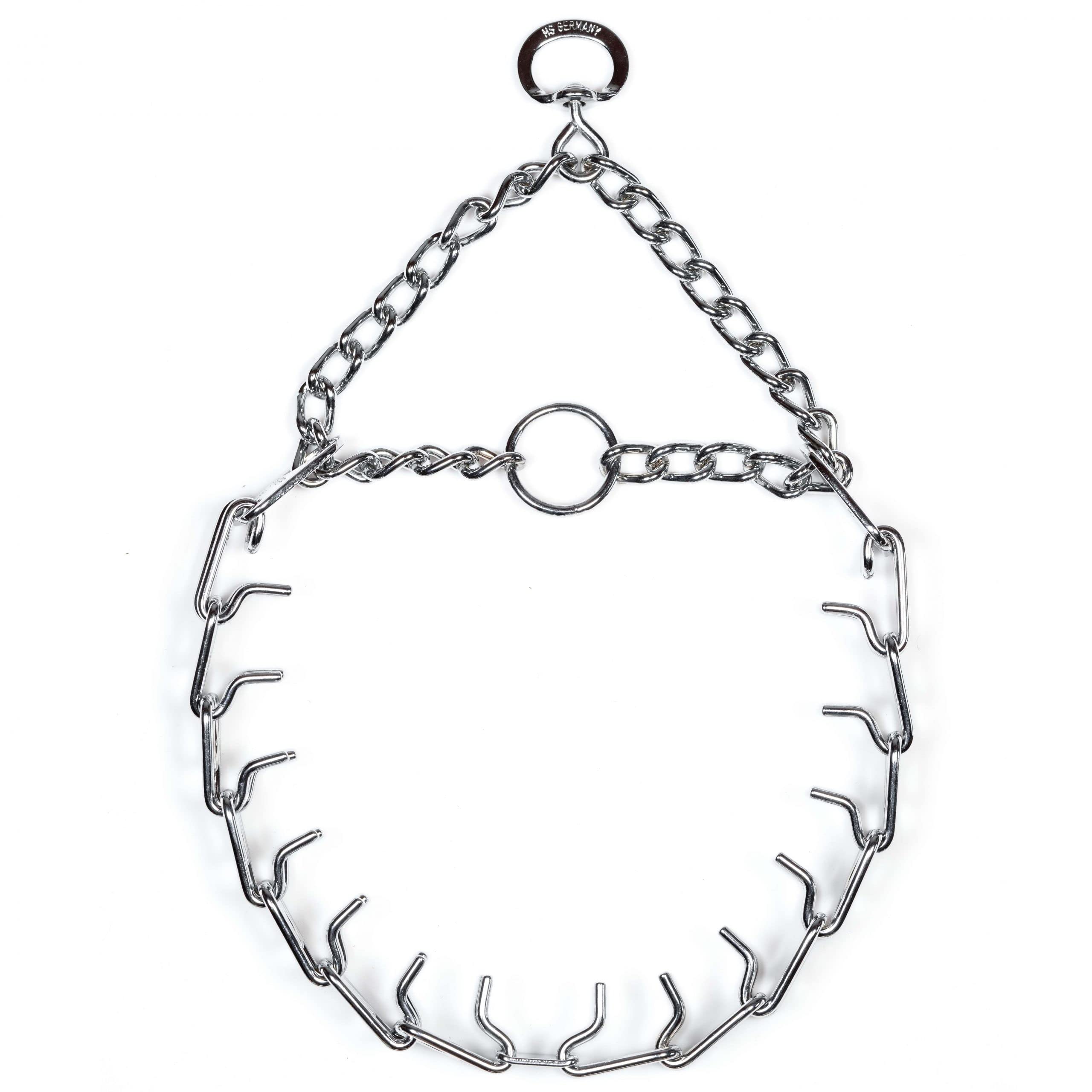 Herm Sprenger Prong Dog Training Collar Ultra-Plus Chrome Plated Steel No Pull Collar For Dogs Made In Germany 20In X 3.0Mm (Neck Size Up To 16In)