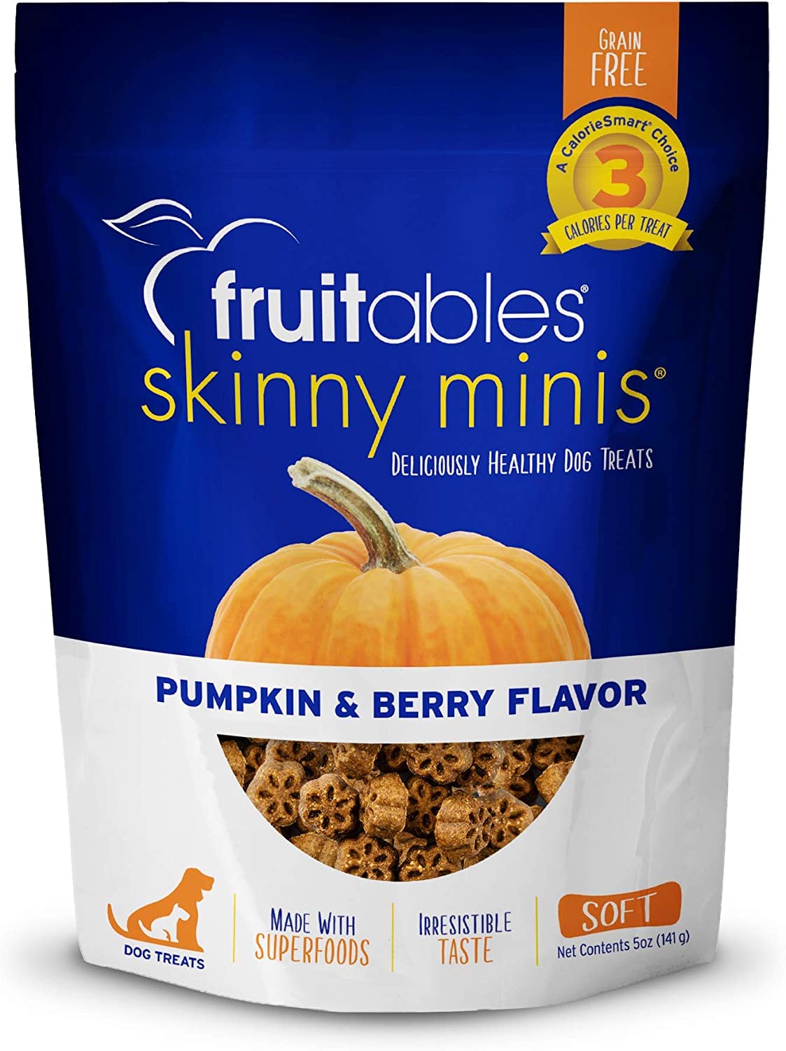 Fruitables Skinny Pumpkin and Berry 5 Ounces (12 Pack)