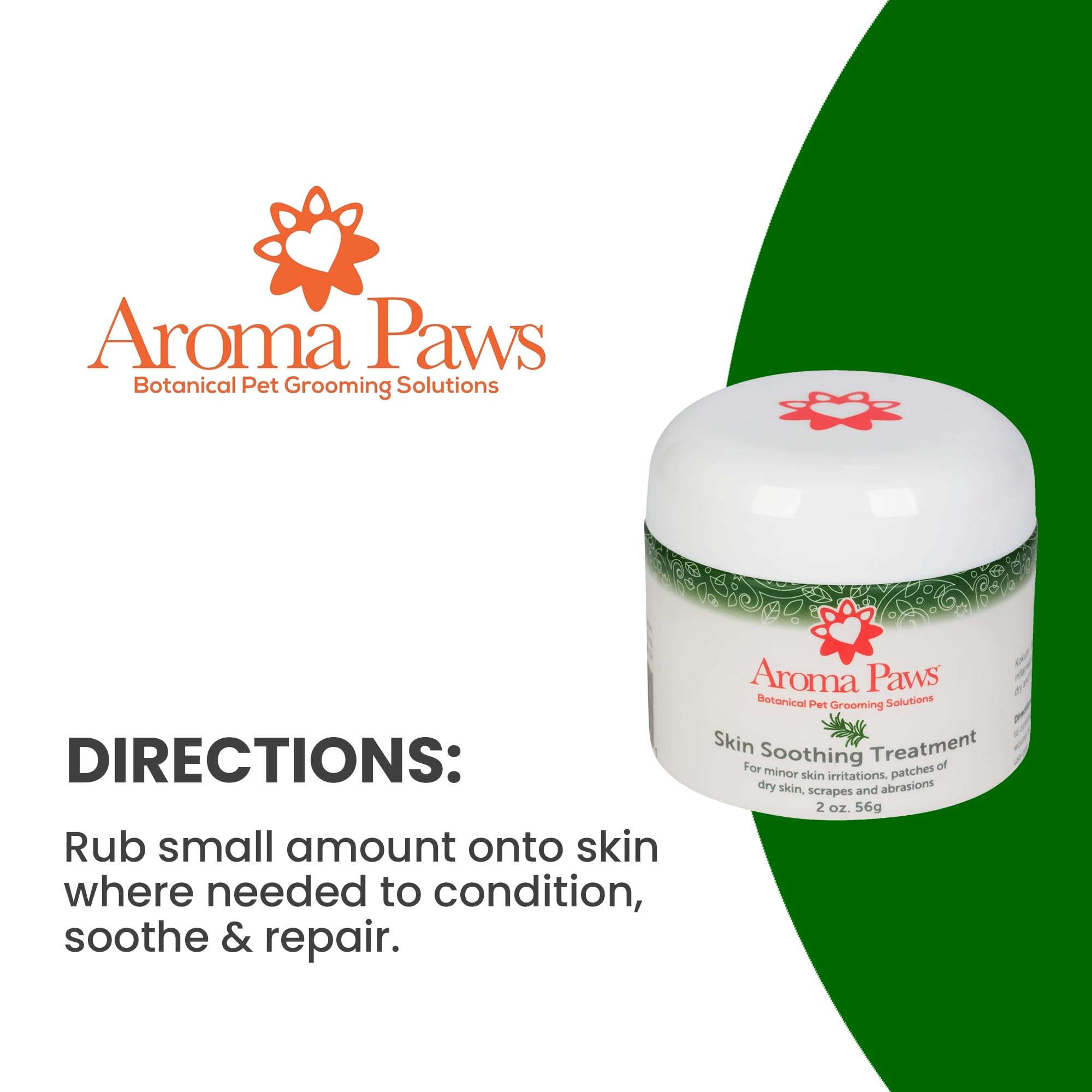Aroma Paws Dog Skin Soothing Treatment - Dog Skin Moisturizer To Heal And Soothe Dry, Flaky, Inflamed, And Damaged Skin - Skin S