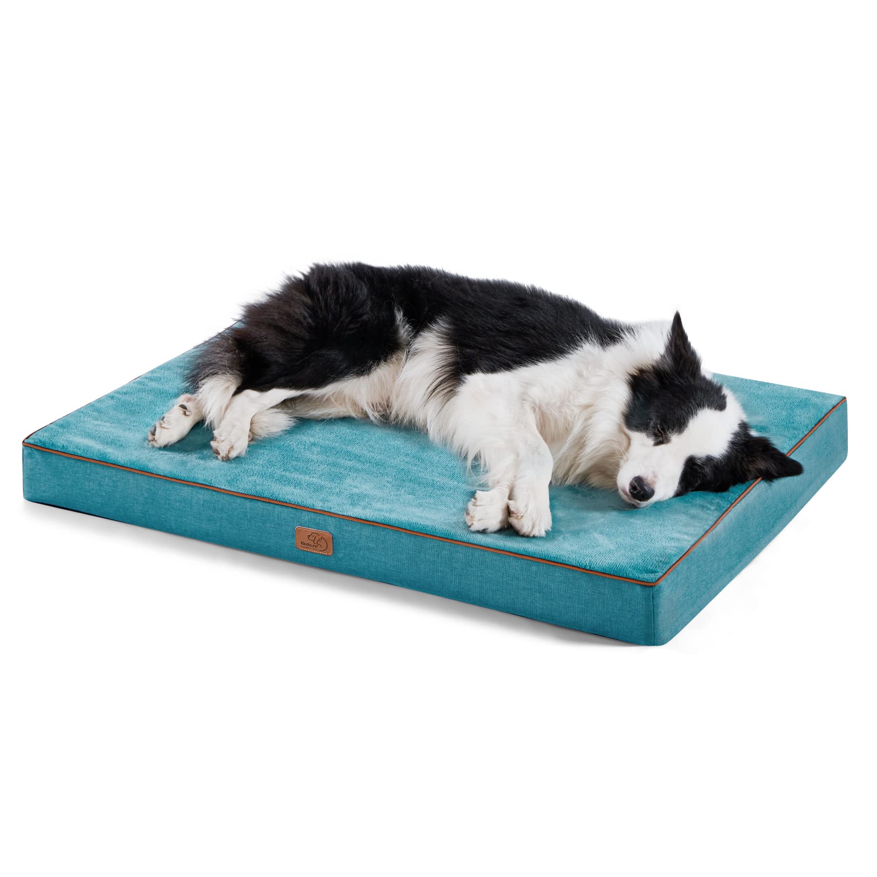 Bedsure Memory Foam Dog Bed Large Sized Dog - Orthopedic Waterproof Pet Beds For Crate With Removable Washable Water-Resistant C