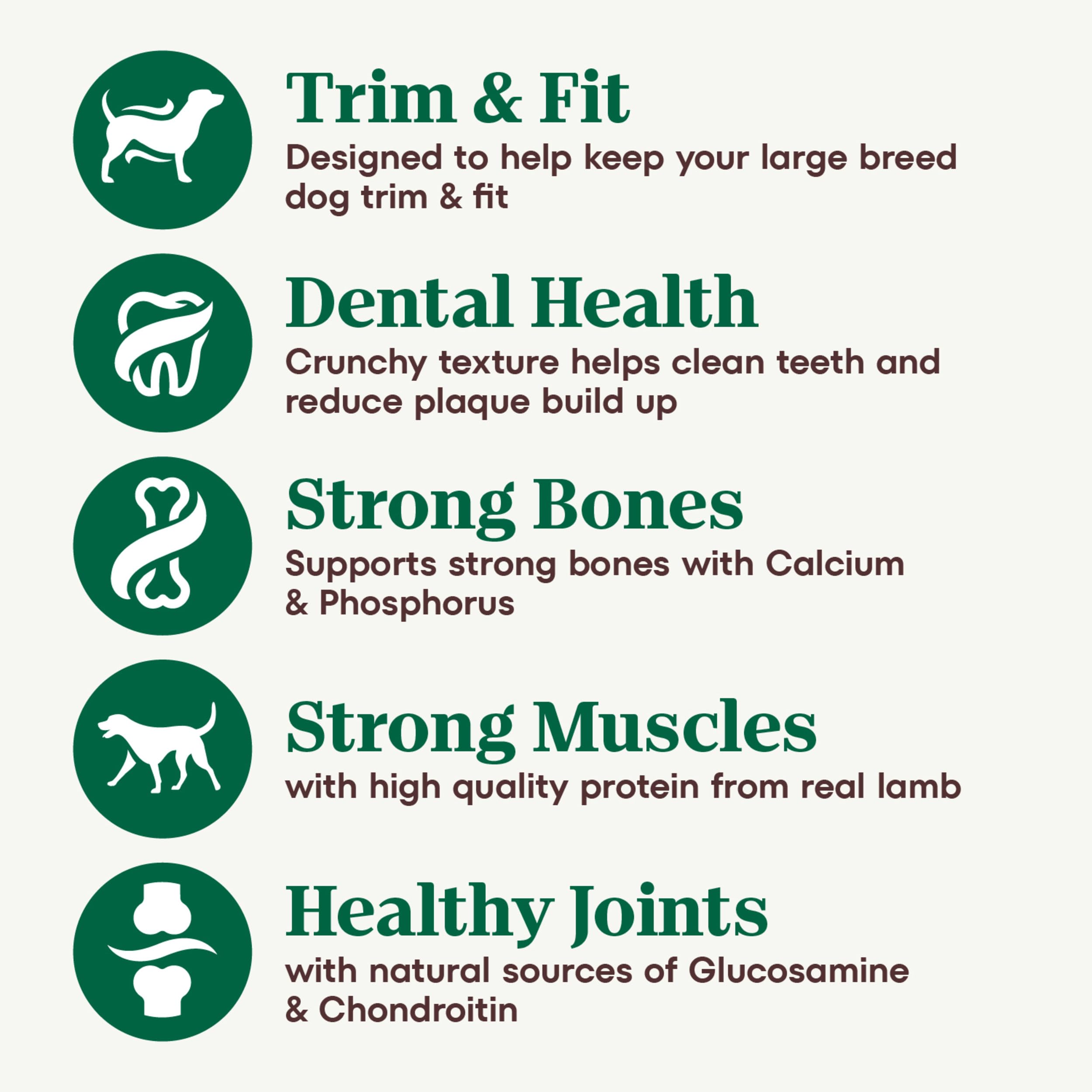 Nutro Natural Choice Adult Large Breed Dry Dog Food, Lamb and Brown Rice Recipe, 30 lbs.