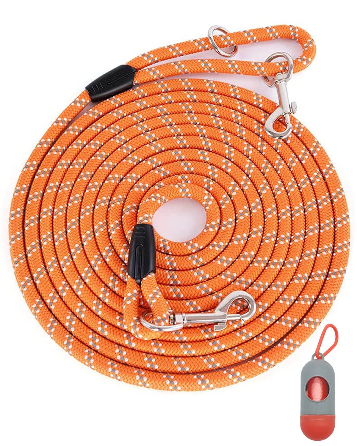 Long Rope Leash For Dog Training 16Ft 30Ft 50Ft 100Ft, Reflective Threads Check Cord Recall Training Agility Dog Lead For Large Medium Small Dogs, Dog Tie-Out Cable For Playing, Camping, Or Backyard