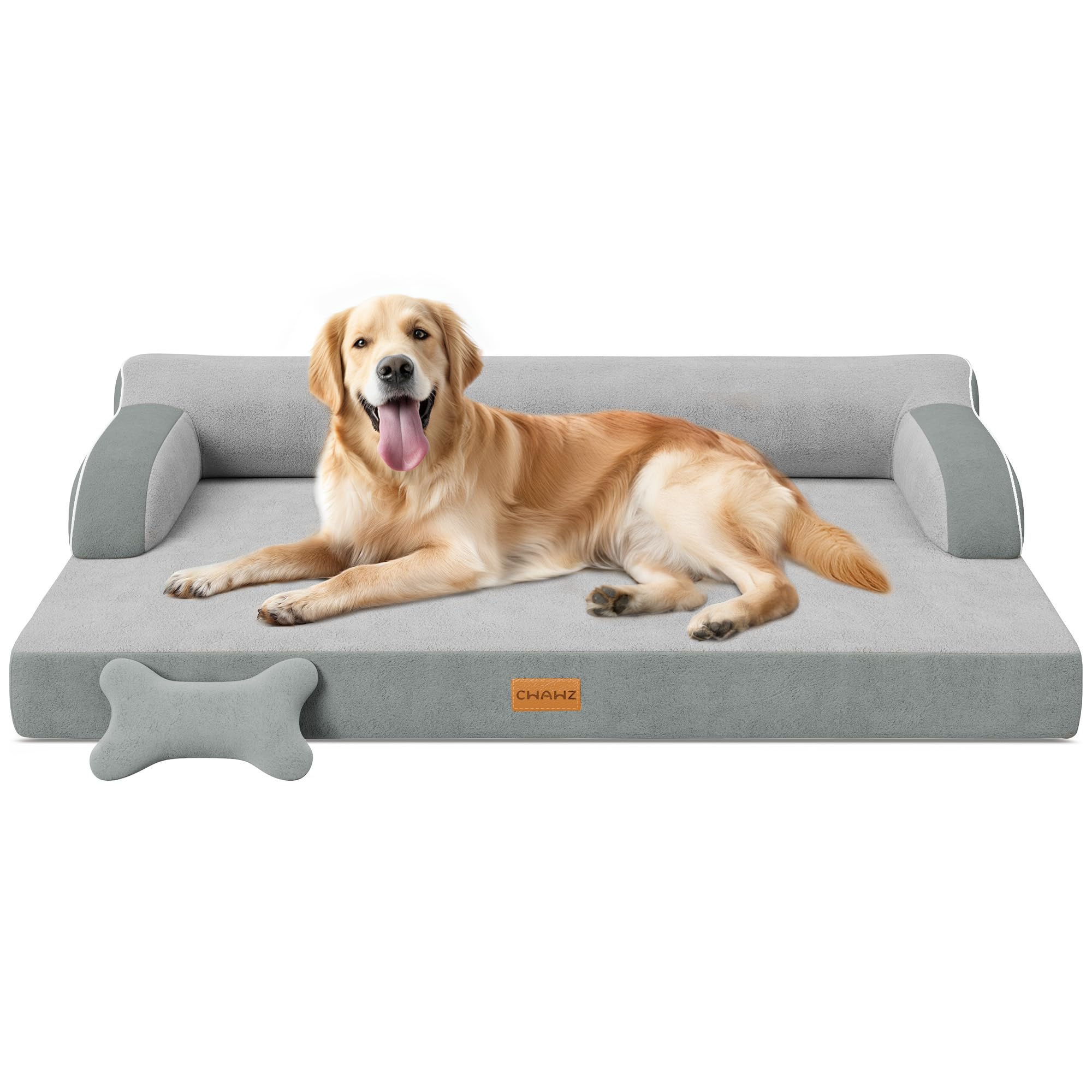 CWAWZ XL Orthopedic Dog Bed, Extra Large Dog Bed, Dual-Sided Pet Cooling Beds with Memory Foam Washable Cover Nonslip Bottom, Wa