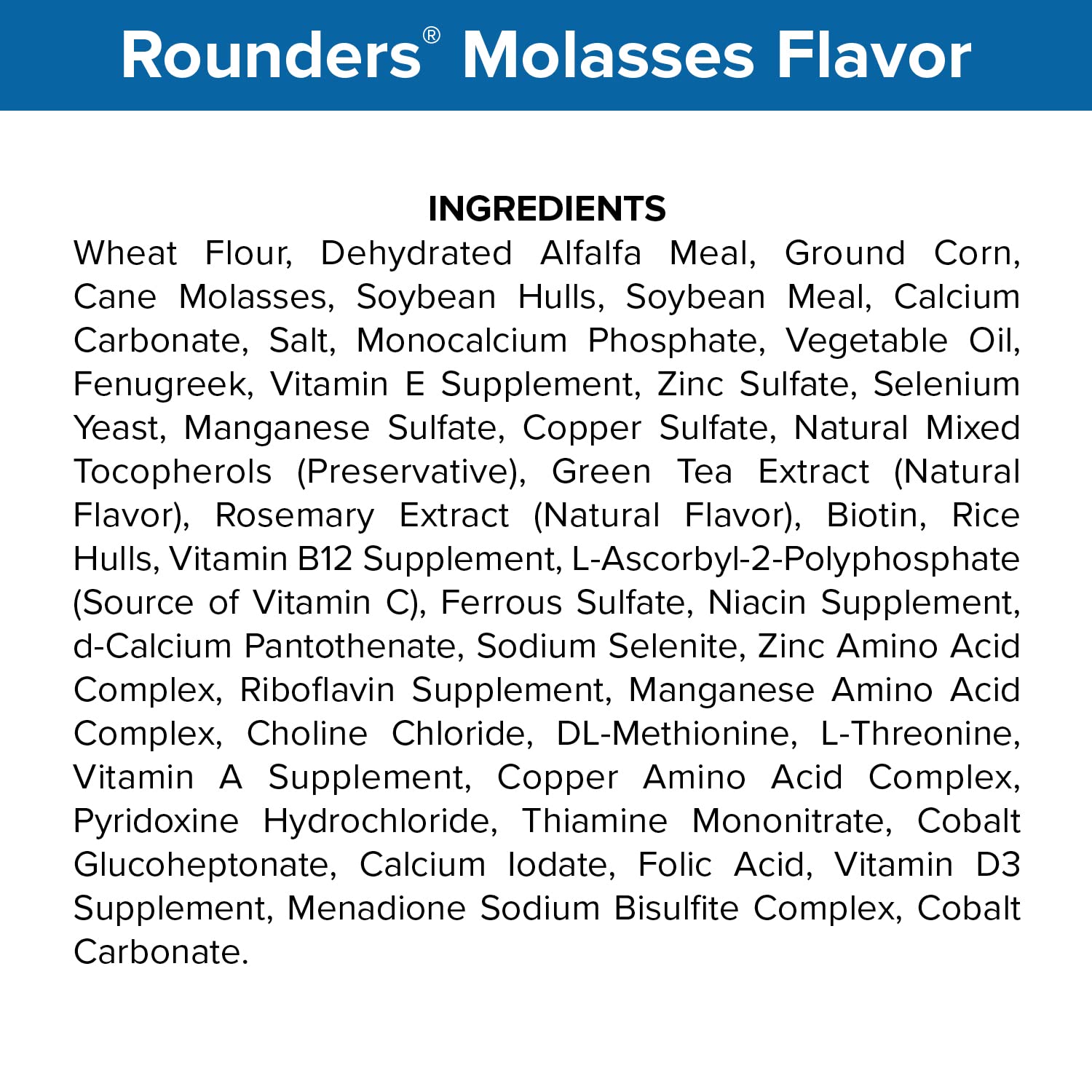 Kent Nutrition Group-Bsf 1240 Molasses RounderS Horse Treat, 30 Oz
